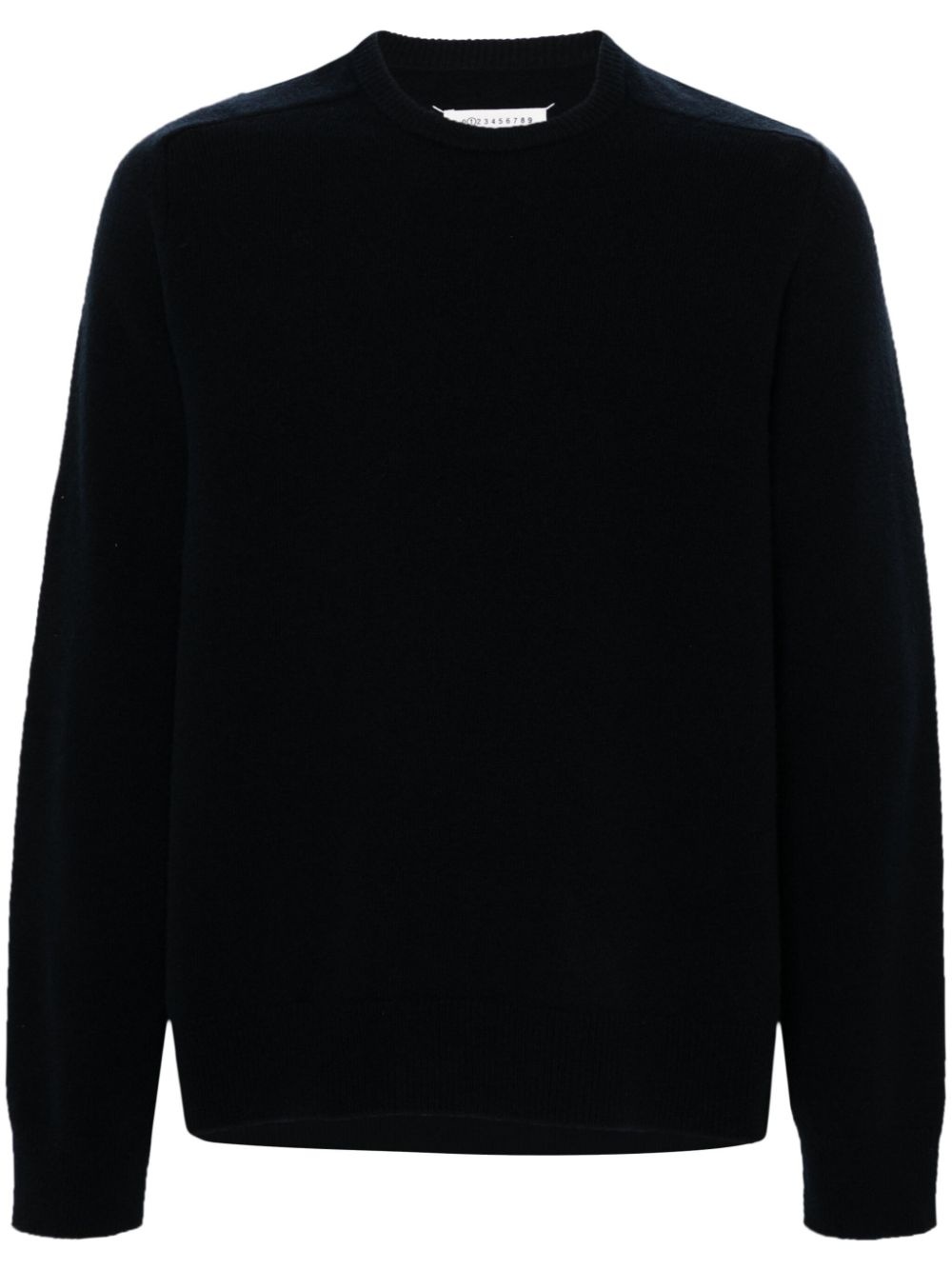 crew-neck wool jumper - 1