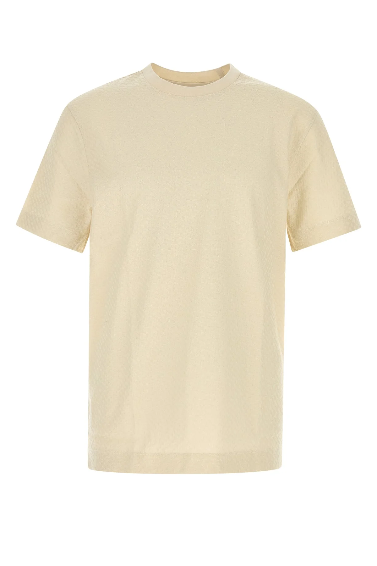 Cream cotton t-shirt - 1