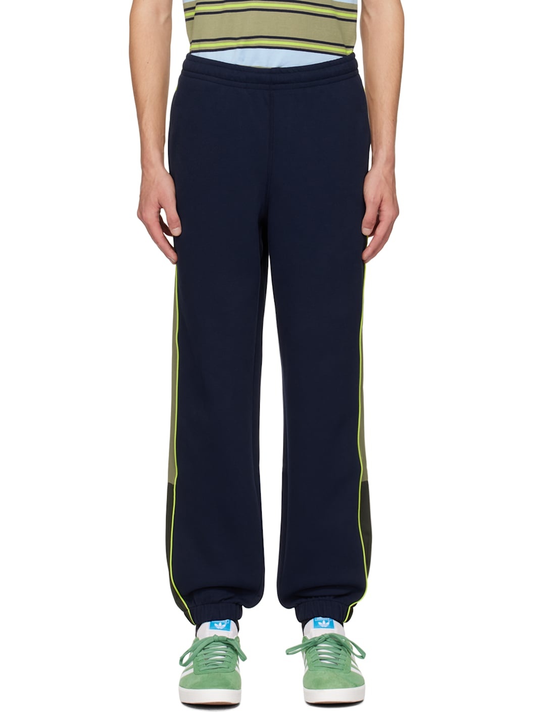 Navy Regular-Fit Sweatpants - 1