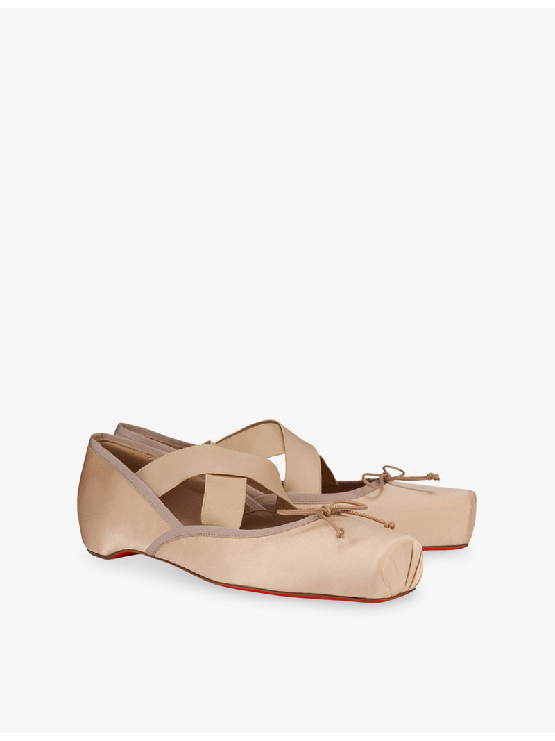 Christian Louboutin Cassiasticina Crepe Satin Flats outlook