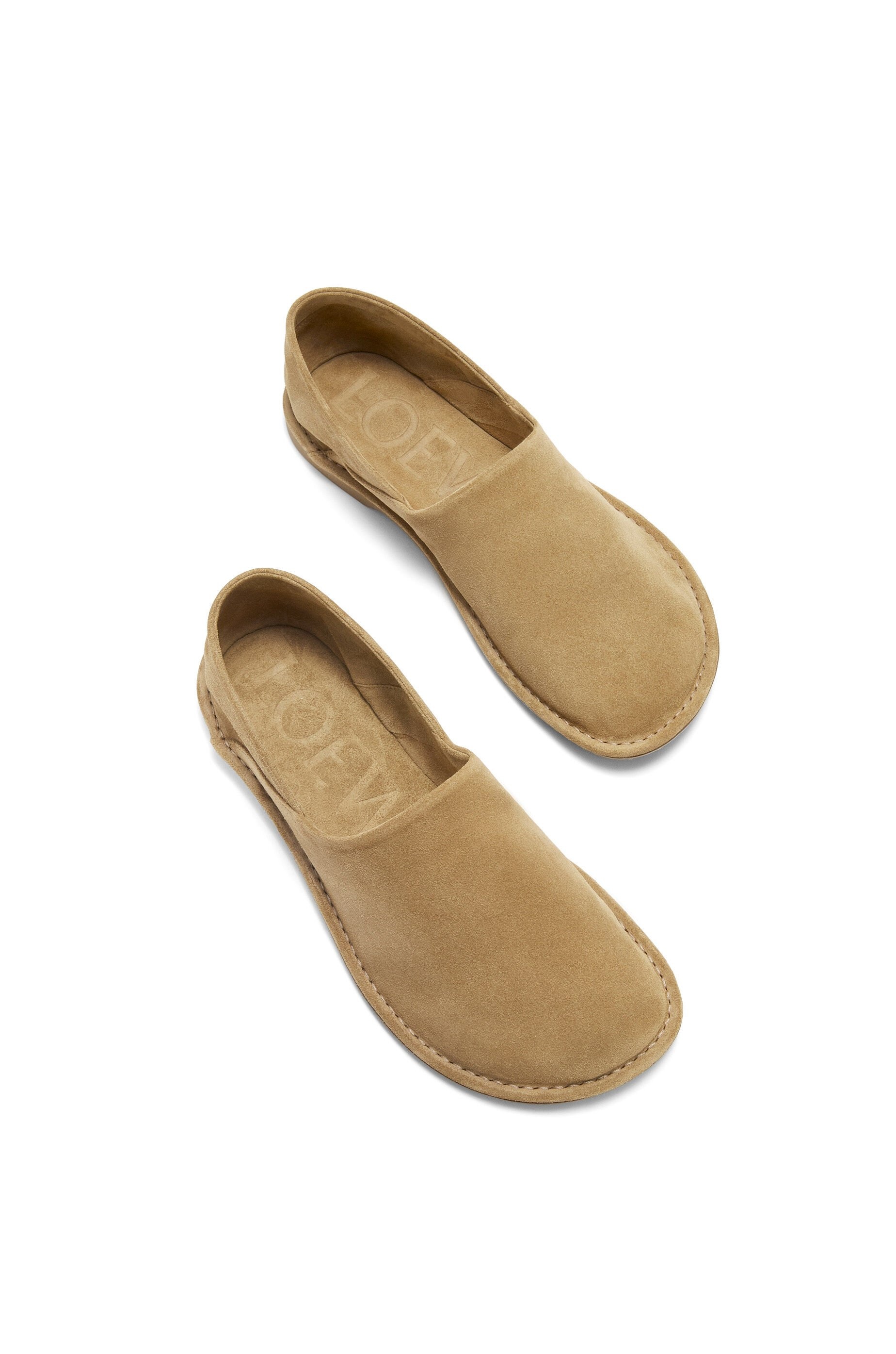 Folio slipper in suede calfskin - 4