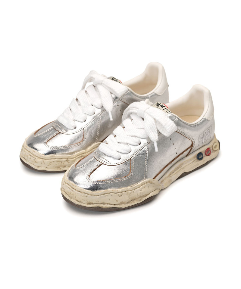"HERBIE" OG Sole Wrinkled Leather Low-top Sneaker 34