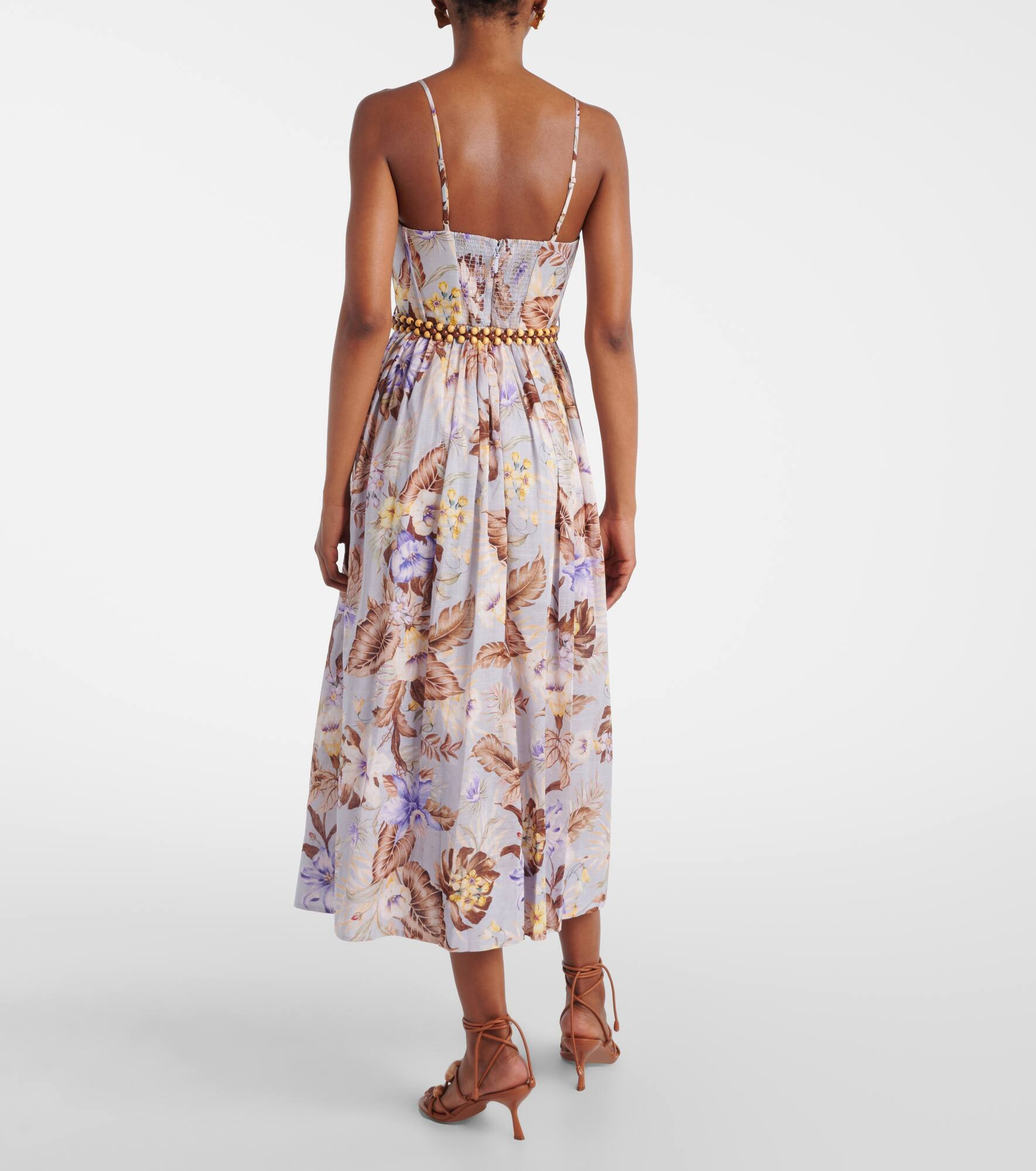 Rhiannon floral cotton bustier dress - 3