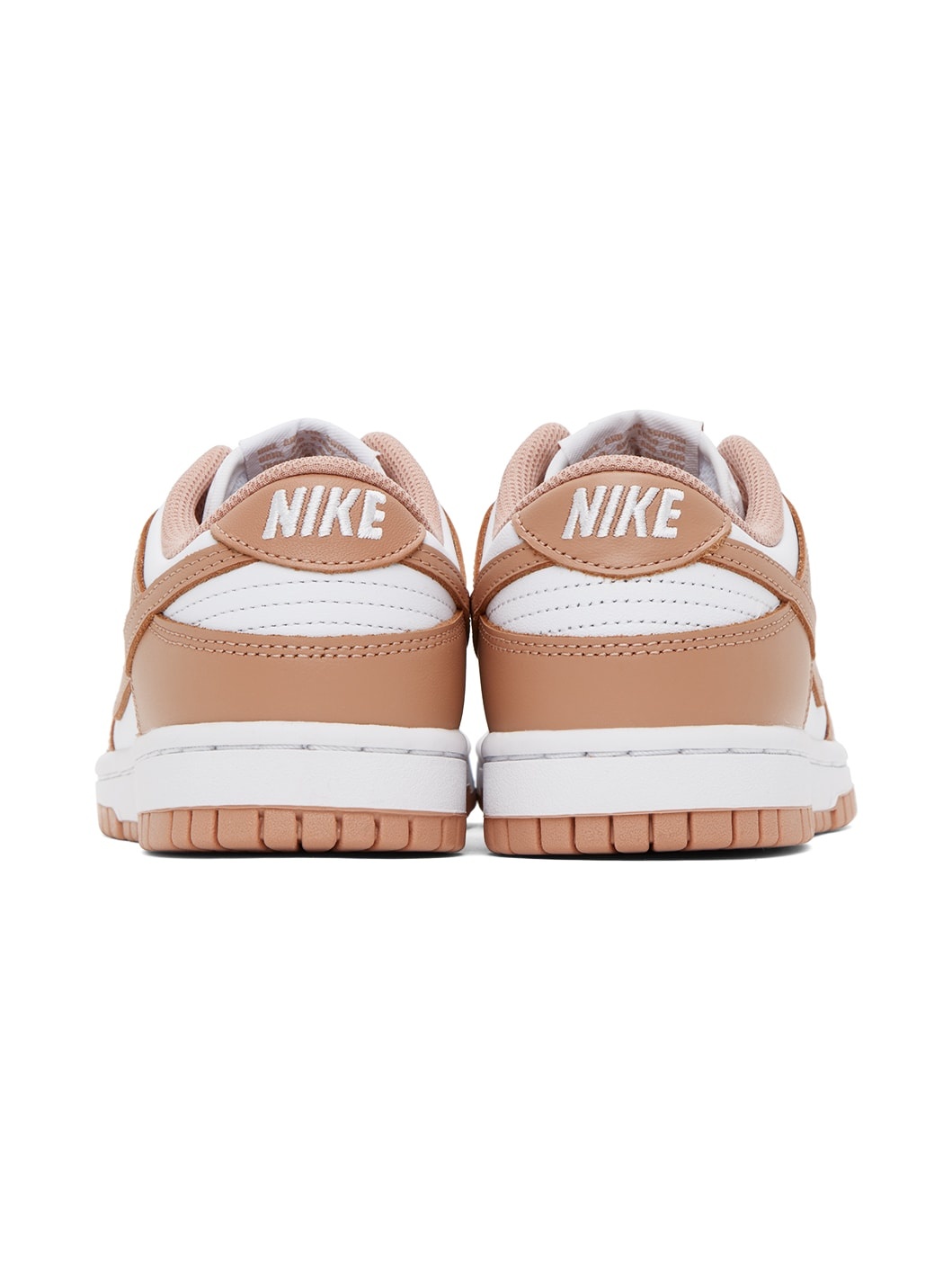 White & Beige Dunk Low By You Sneakers - 2