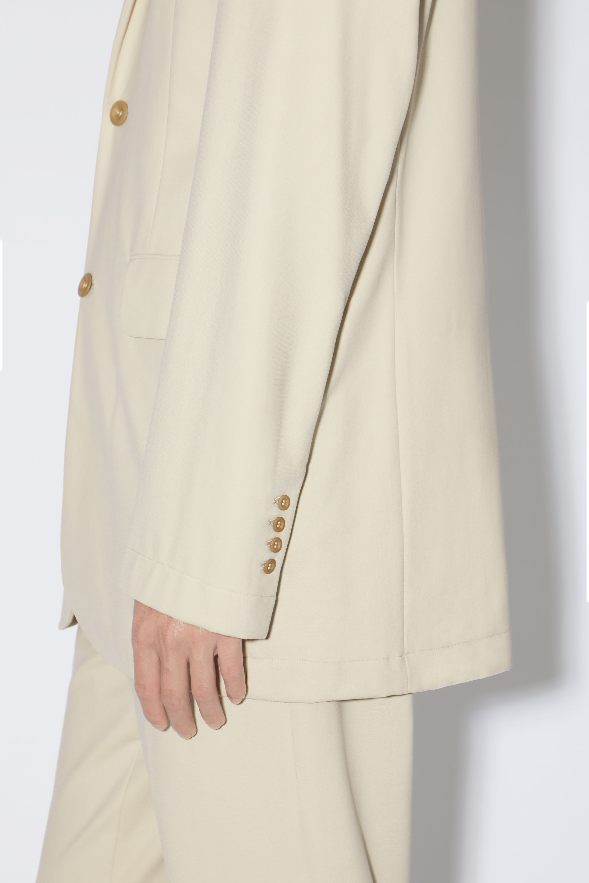 Single-breasted suit jacket - Clay beige - 6