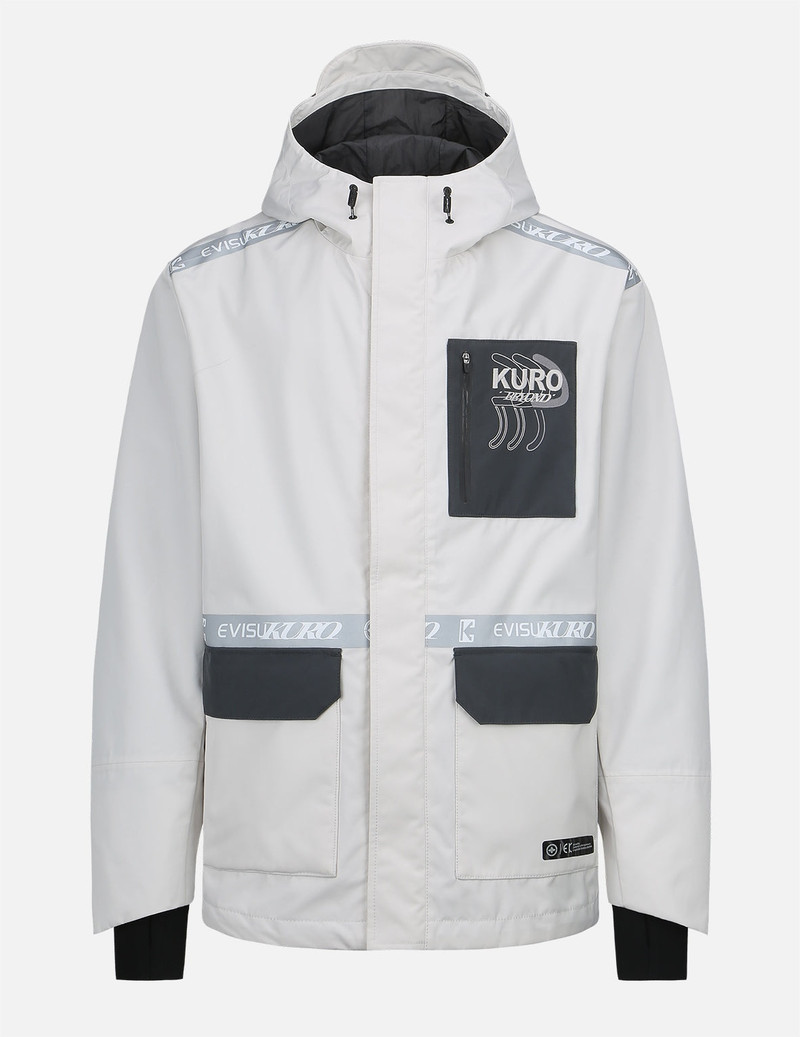 Logo Print Tape Seam Shell Jacket 1