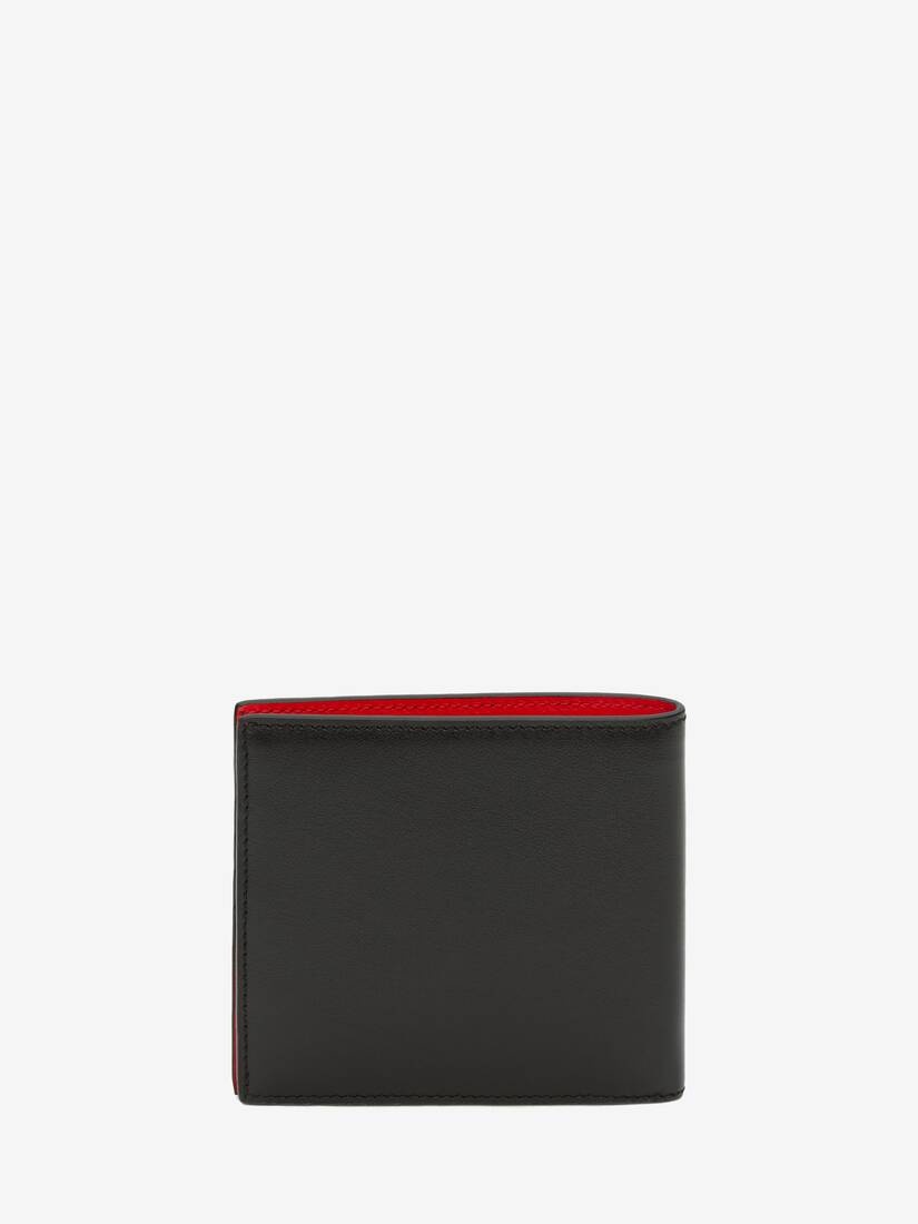 Alexander Mcqueen Billfold Wallet in Black/red - 3