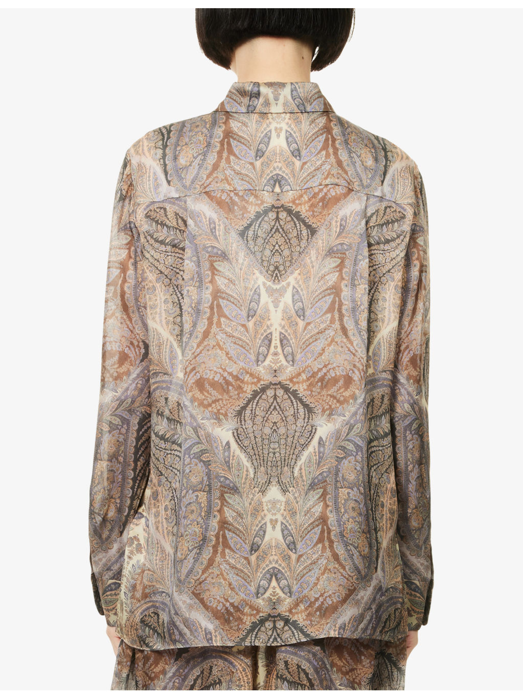 Logo-Embroidered Silk Shirt - 4