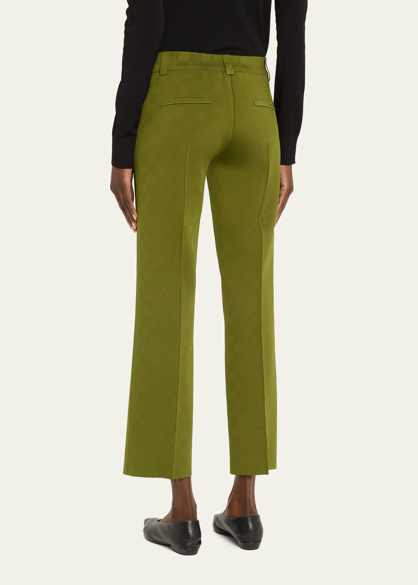 Nsfw Julep Jacquard Check Knit Pants - 3