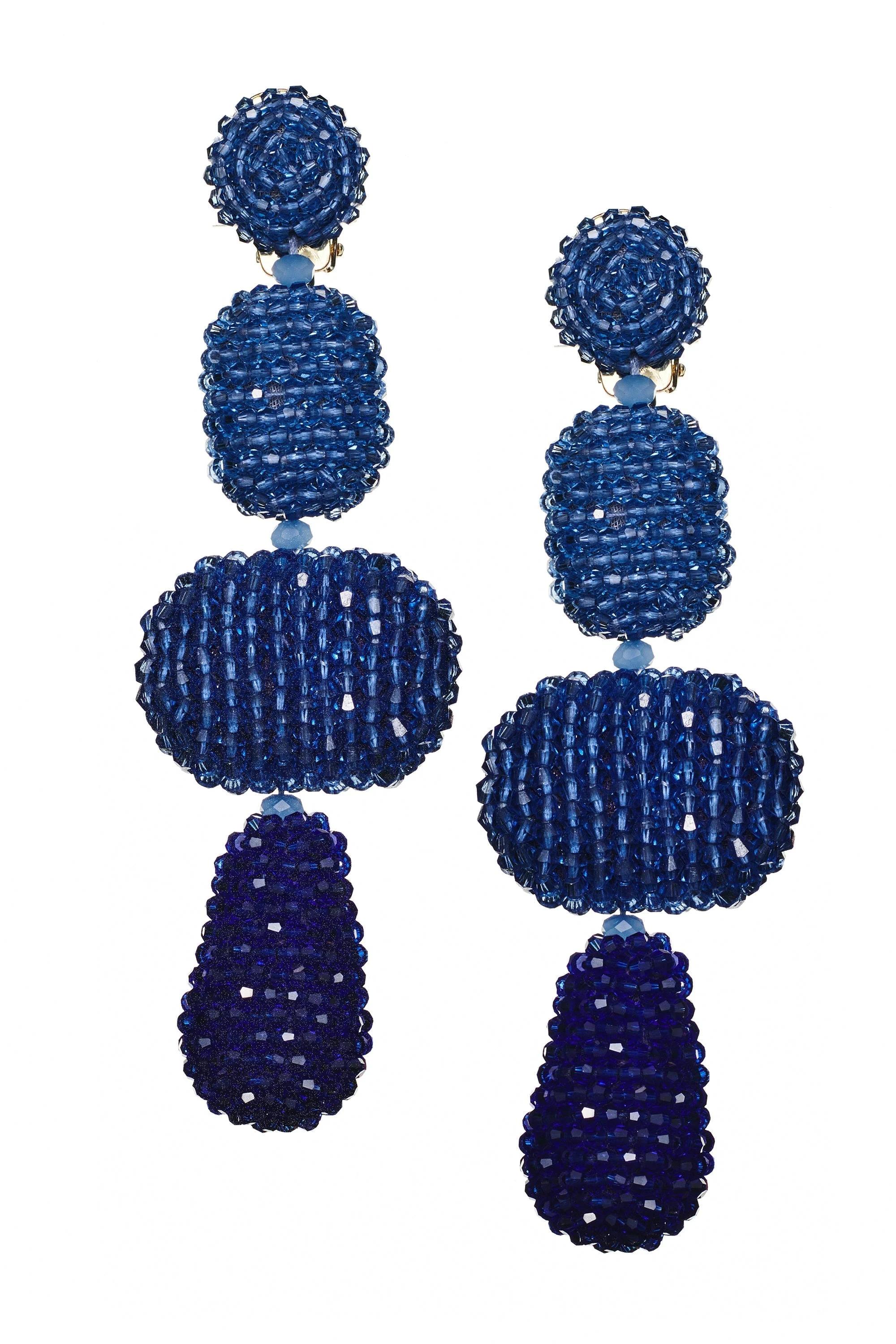 JOSEPHINE EARRINGS - AQUA OMBRE - 1
