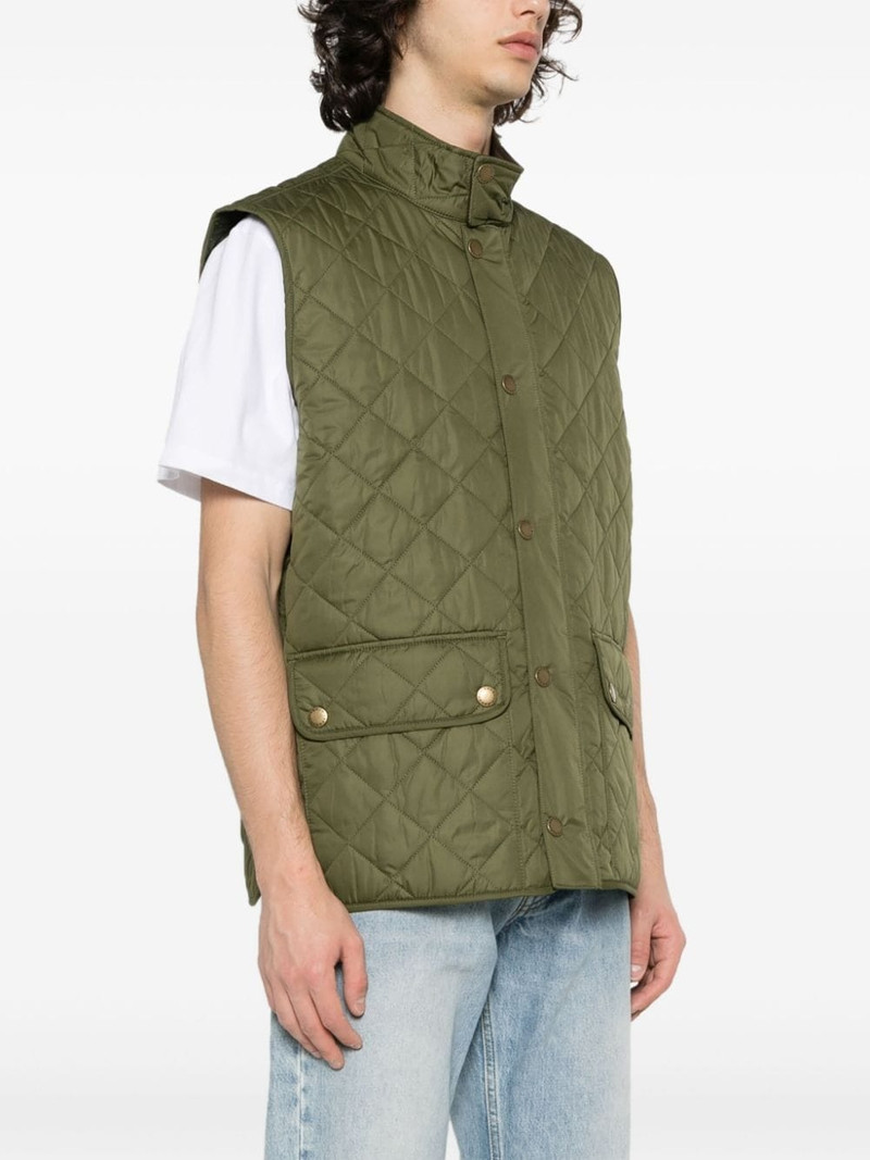 다이아몬드 퀼트 로고 embroidered gilet 3