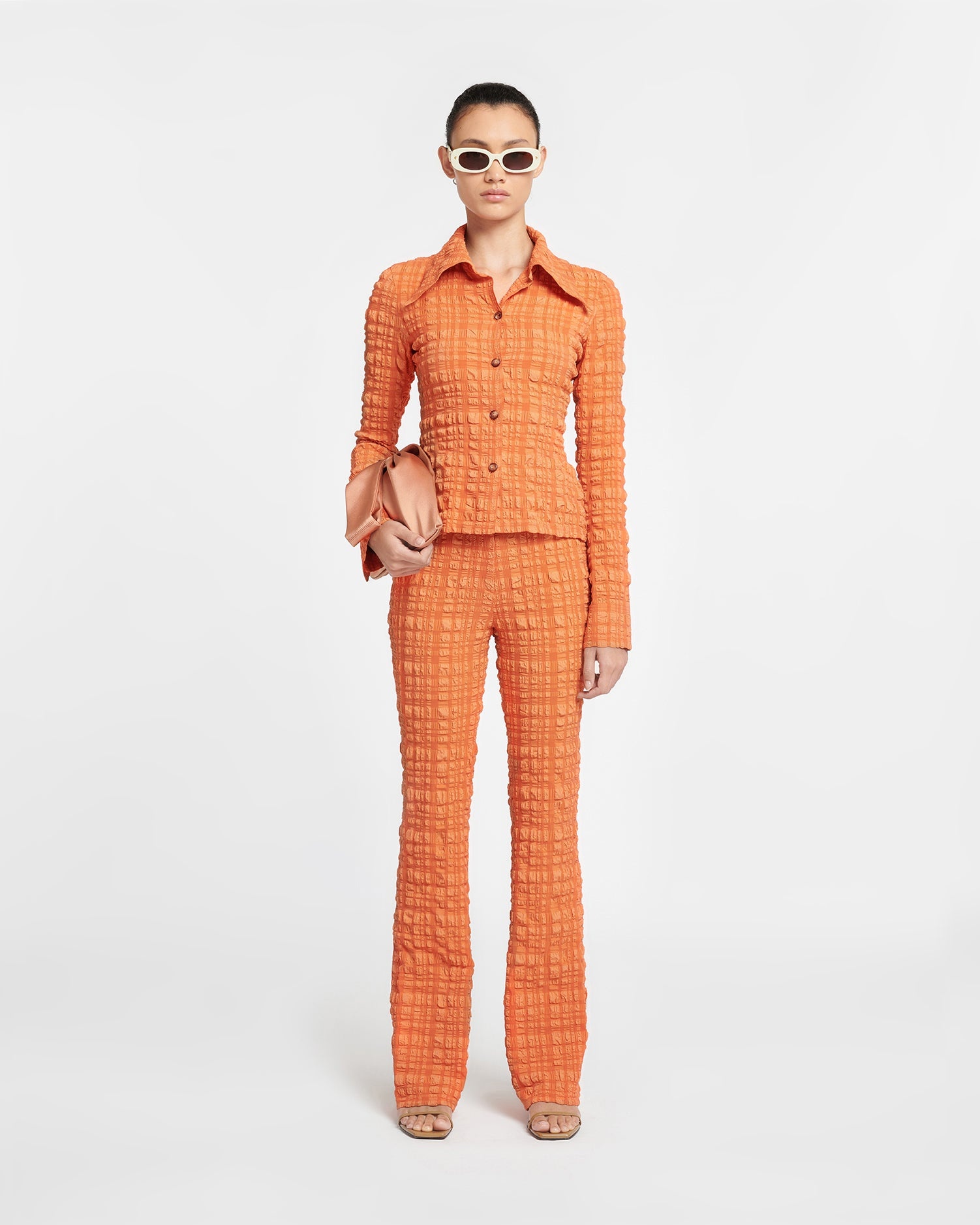 Checked Seersucker Shirt - 2