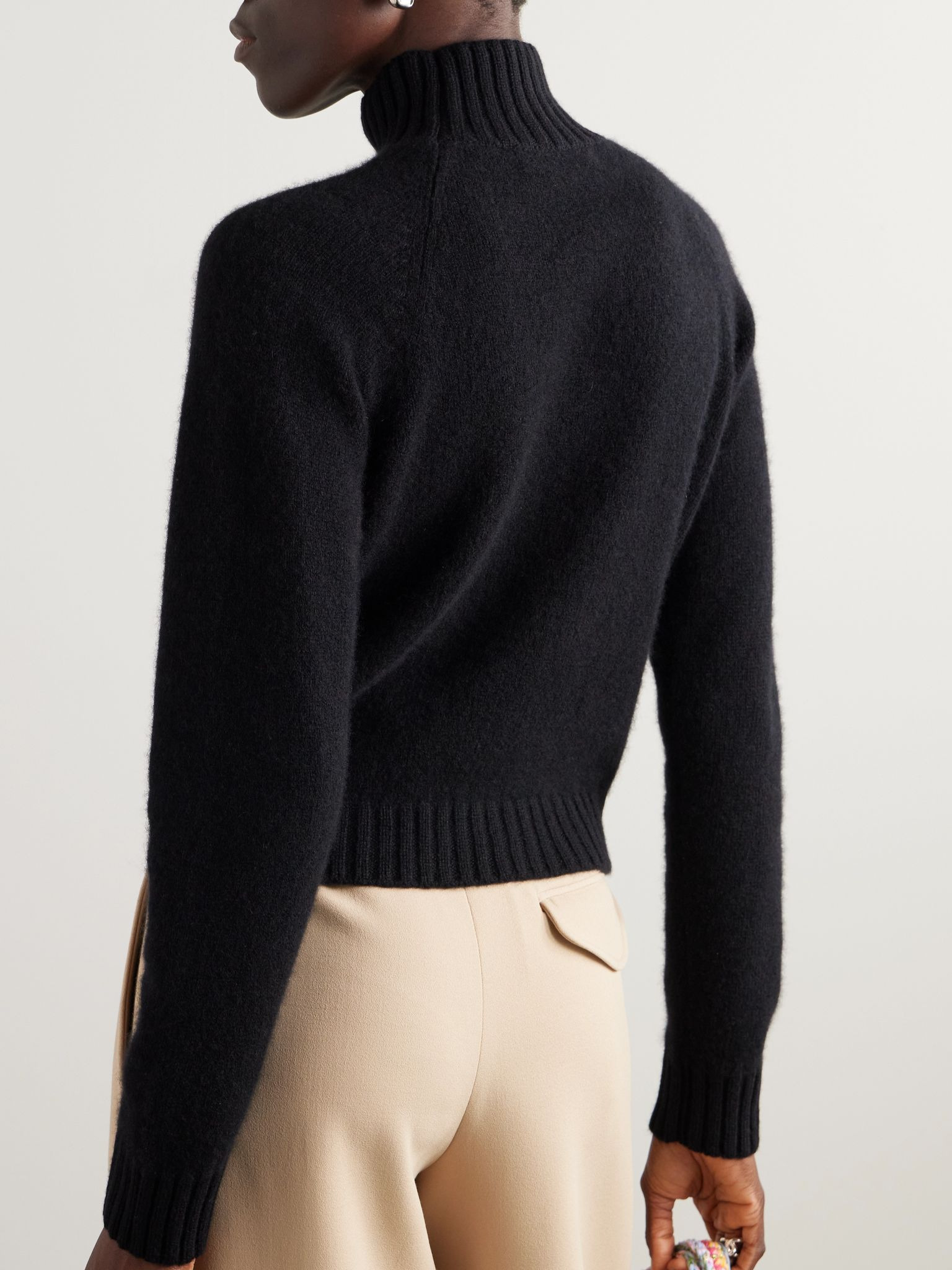 Cashmere turtleneck sweater Black - 4