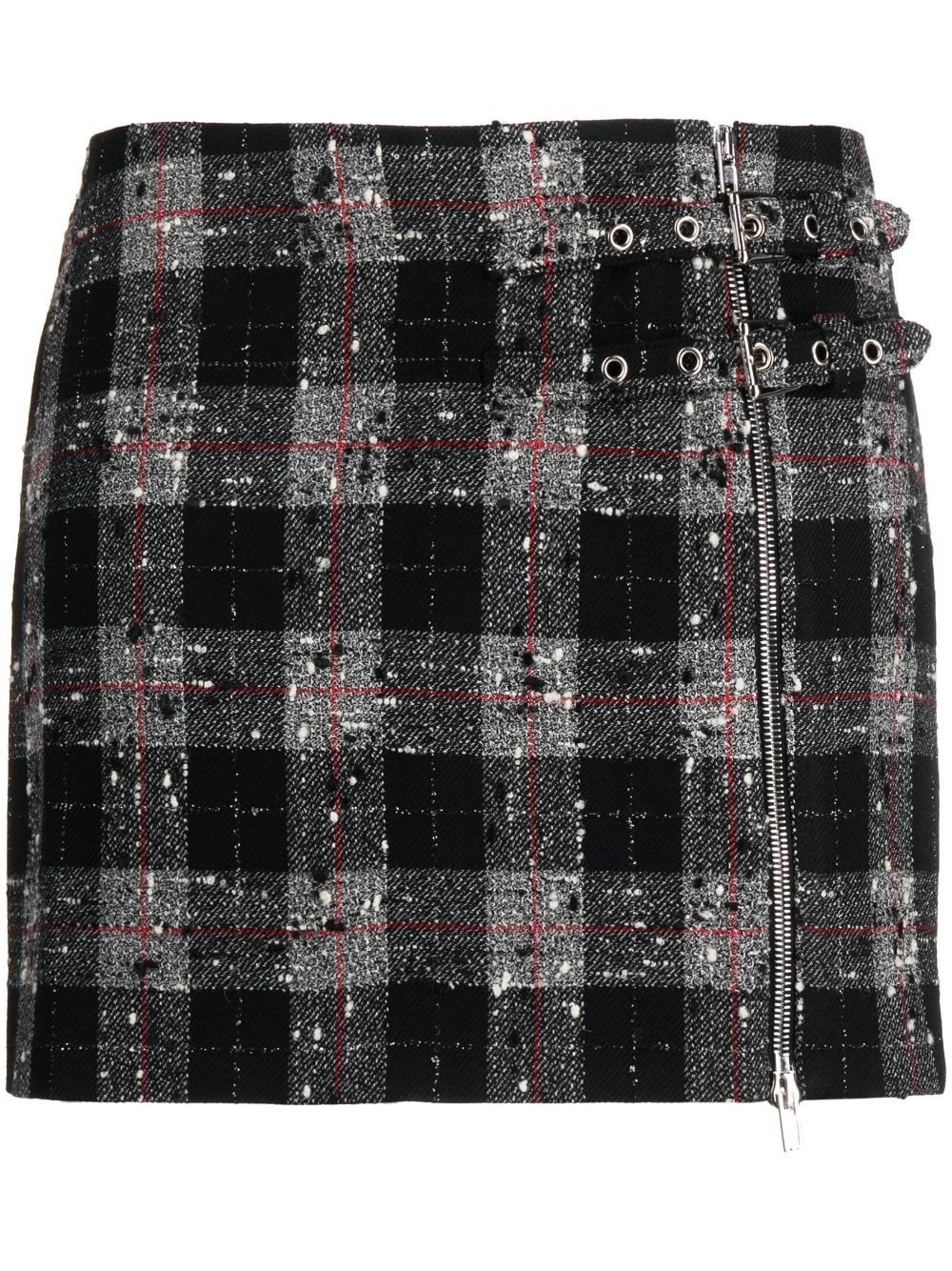 check-pattern miniskirt - 1