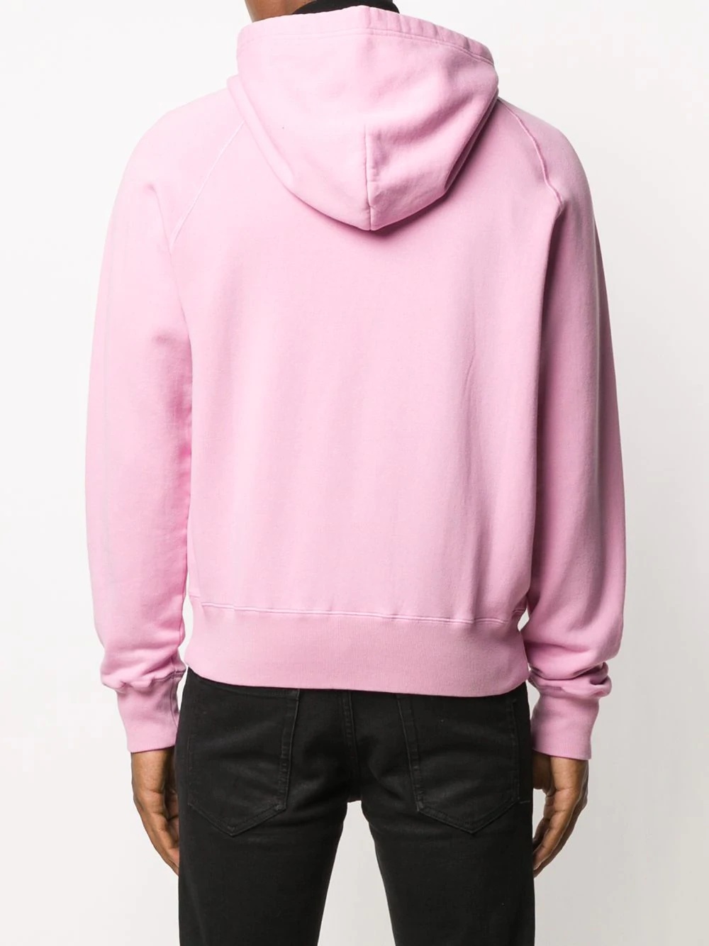 zip-up cotton hoodie - 4