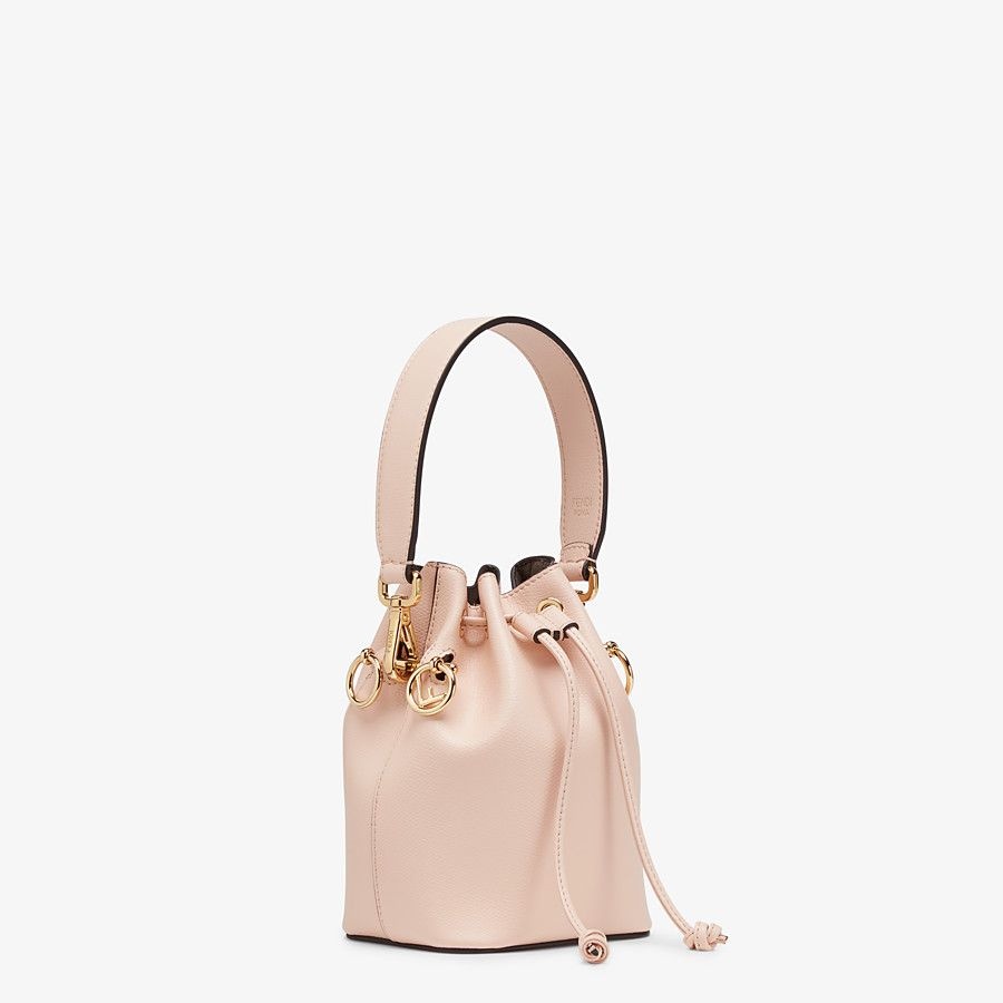 Pink leather mini-bag - 2