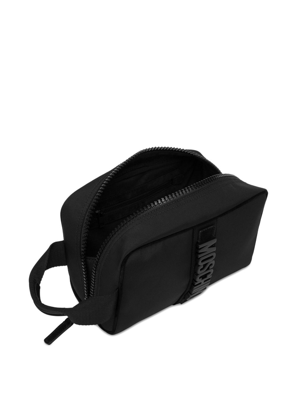 logo-plaque calf leather bag - 3