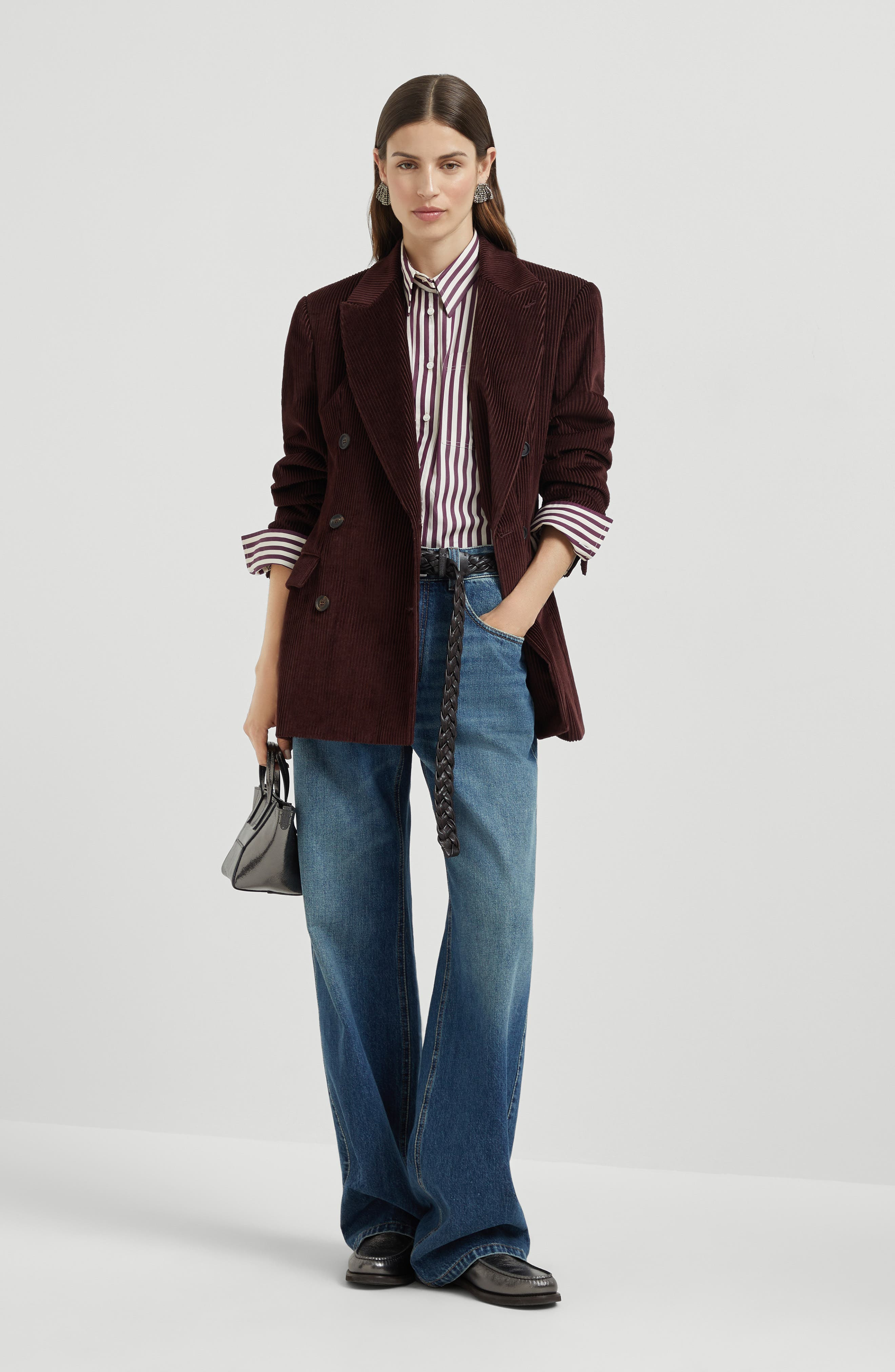 Brunello Cucinelli Corduroy blazer in Burgundy at Nordstrom - 6