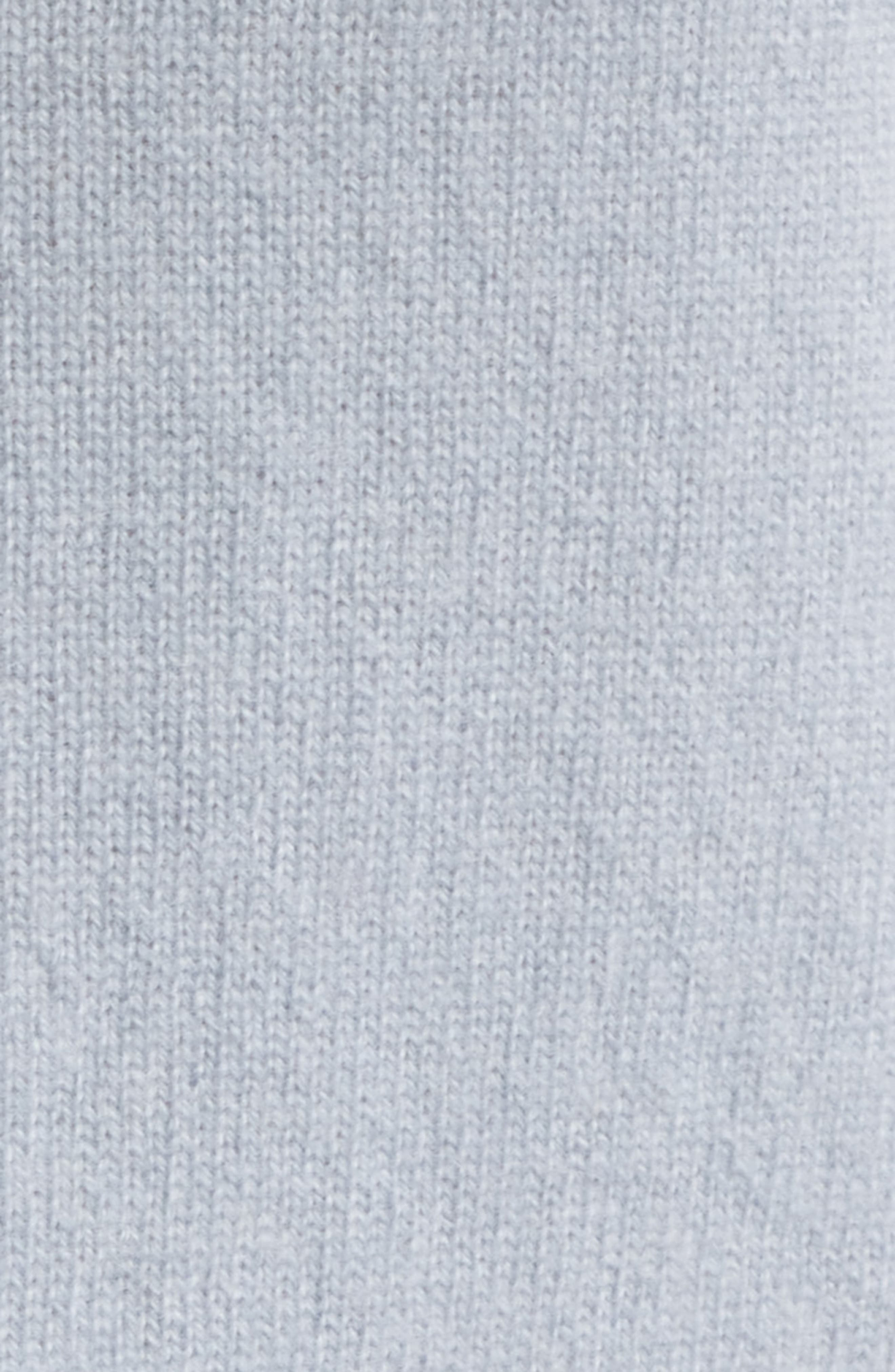 FRAME The Cashmere Mesh Trim Cardigan in Grey Blue at Nordstrom - 6