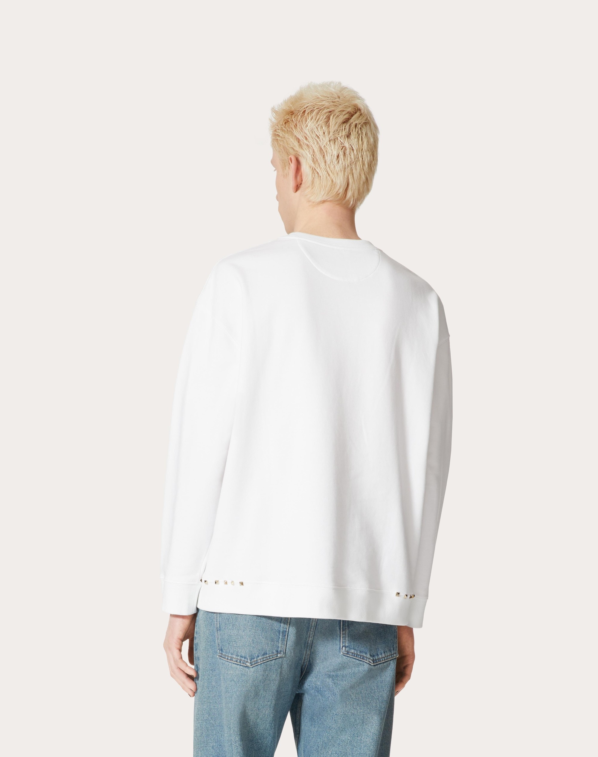VALENTINO GARAVANI ROCKSTUD PET CUSTOMISABLE UNISEX CREWNECK SWEATSHIRT - 7