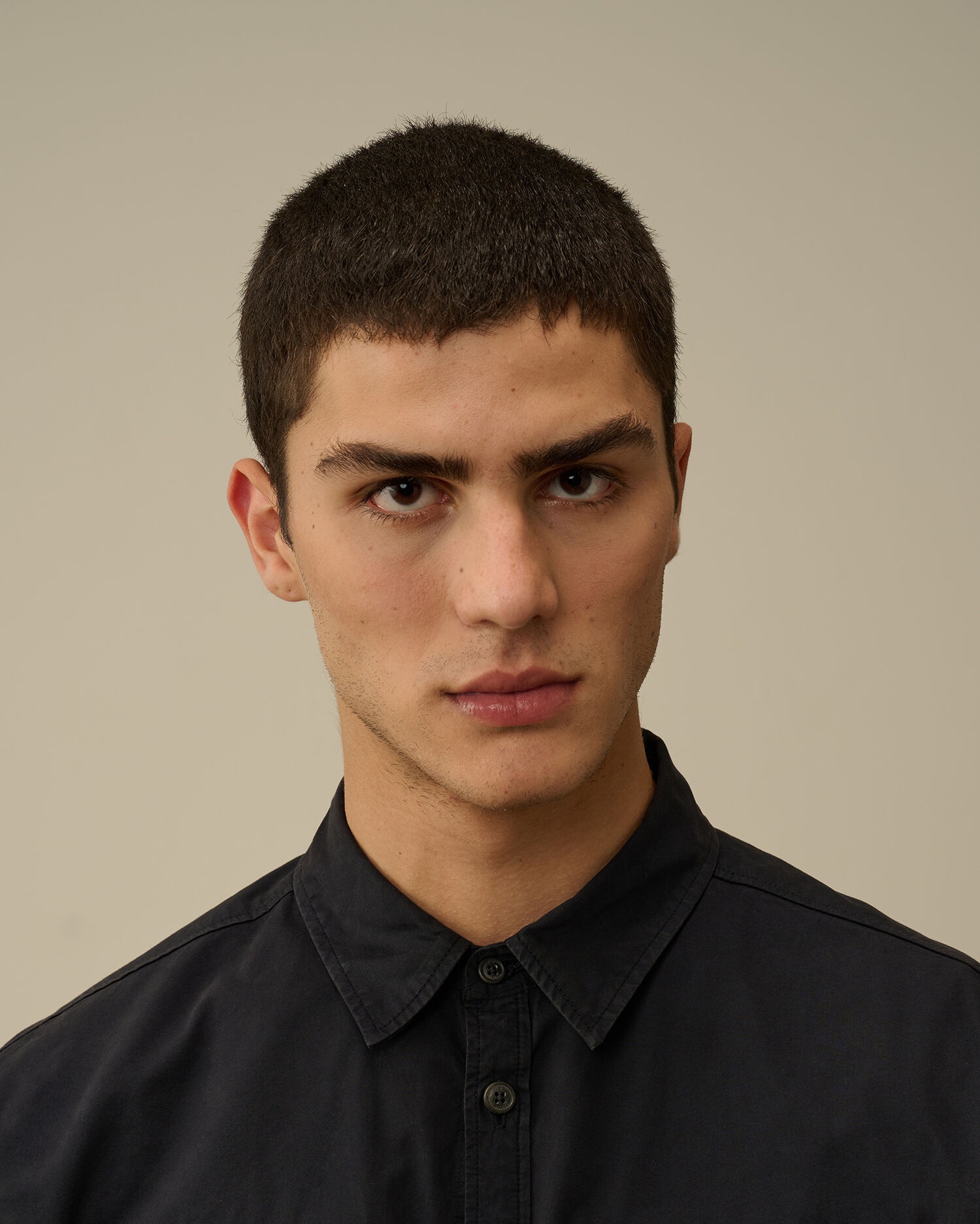 Organic Gabardine Buttoned Lens Shirt - 5
