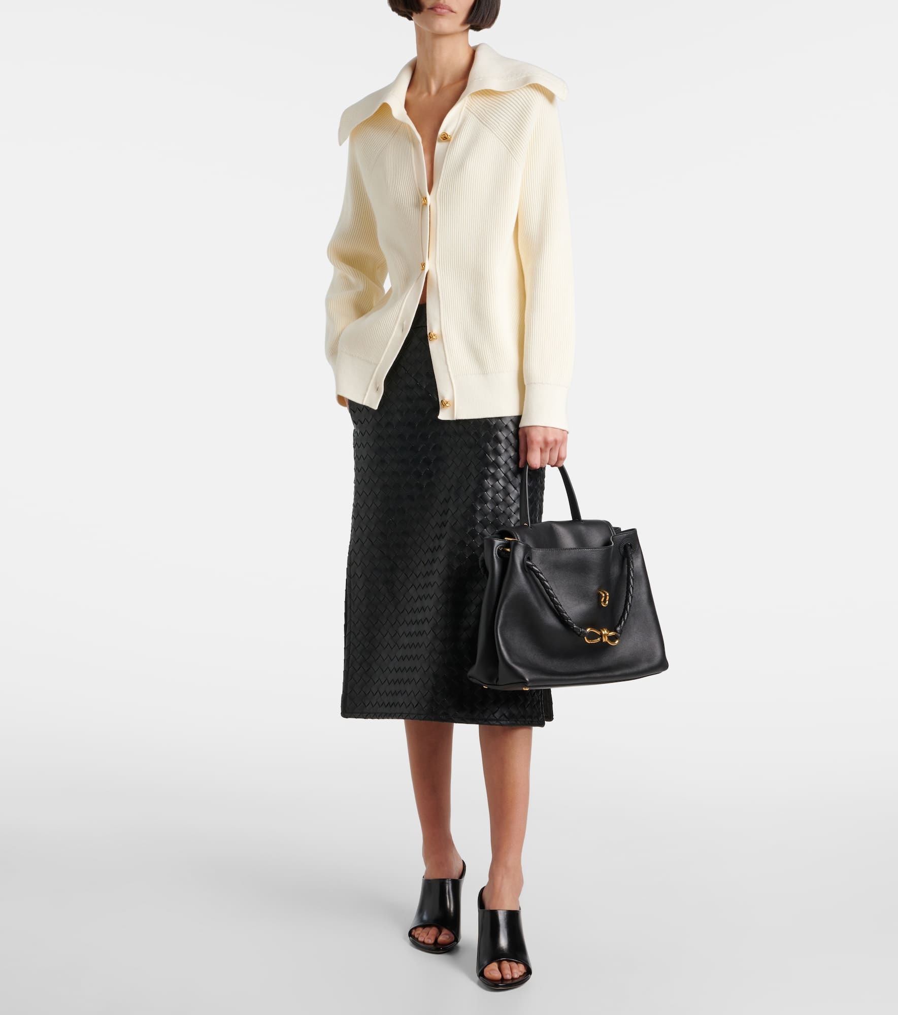 Ciao Ciao Medium leather tote bag - 5