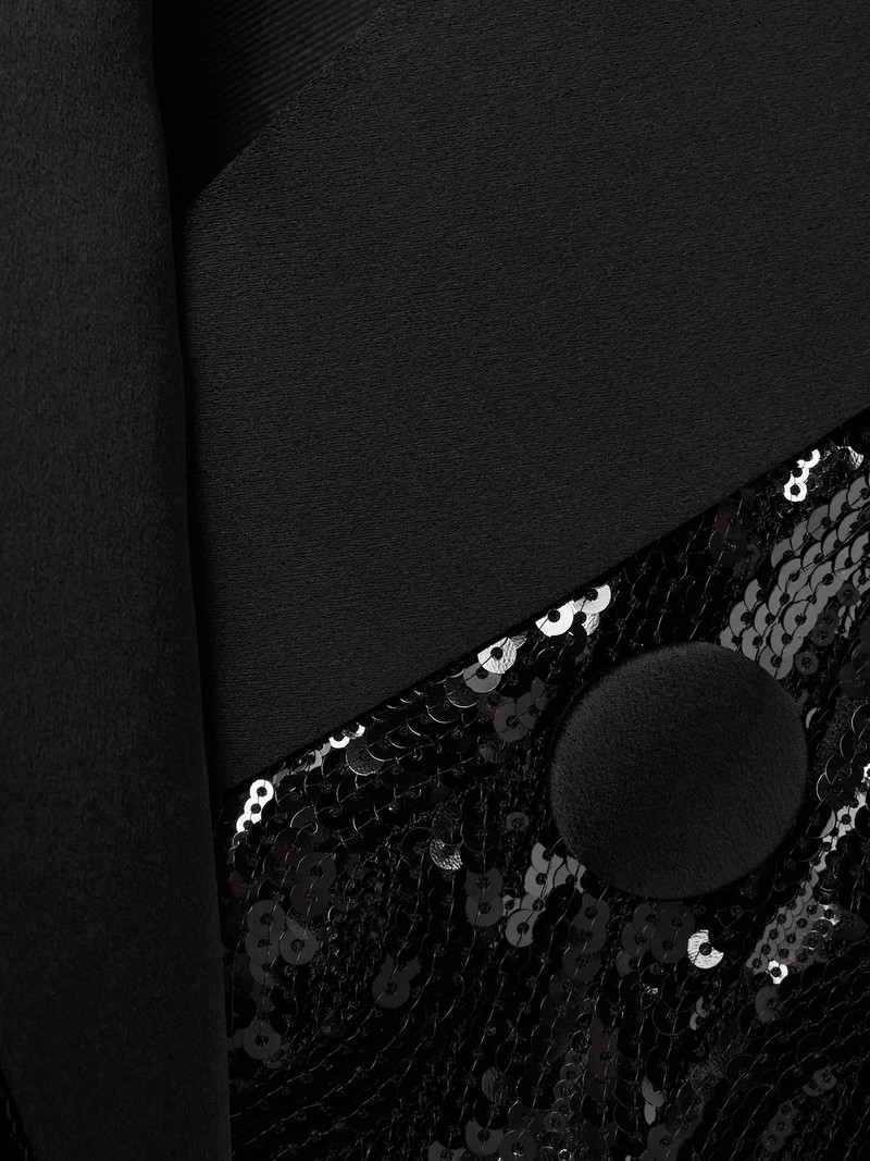 Double-breasted Sequined Crepe Mini Dress 4