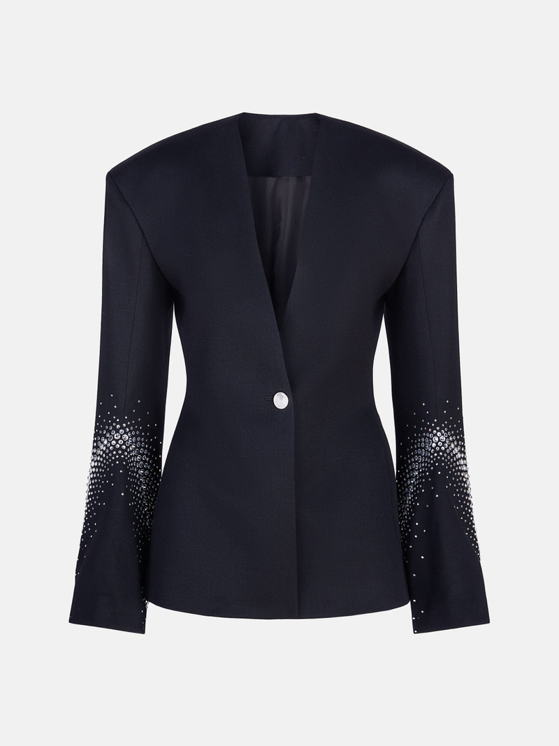 BLACK AND SILVER BLAZER 1