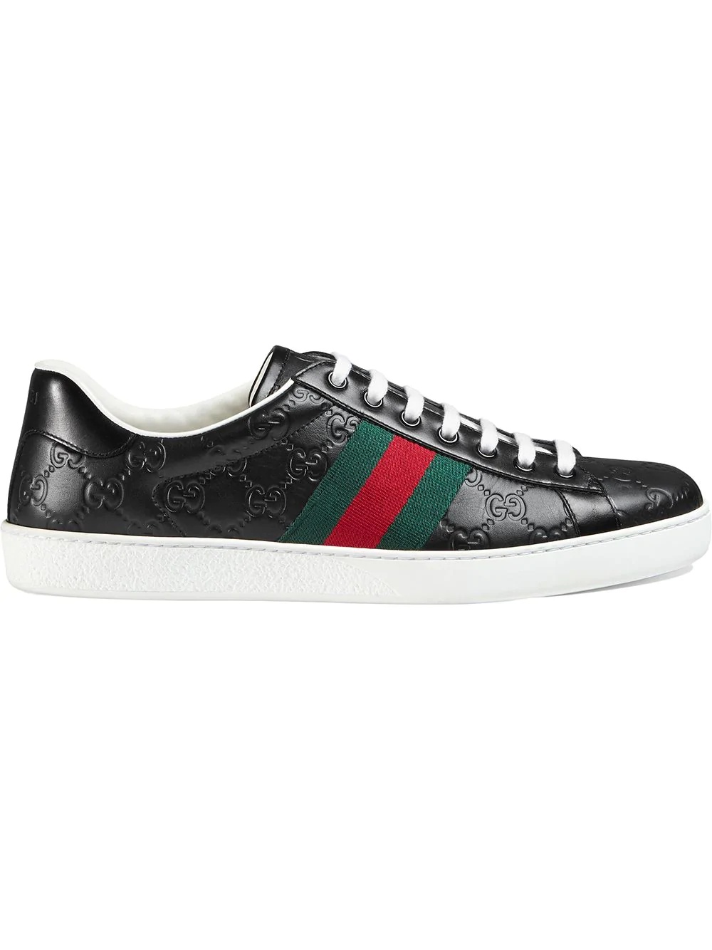 Ace Gucci Signature low-top sneaker - 1