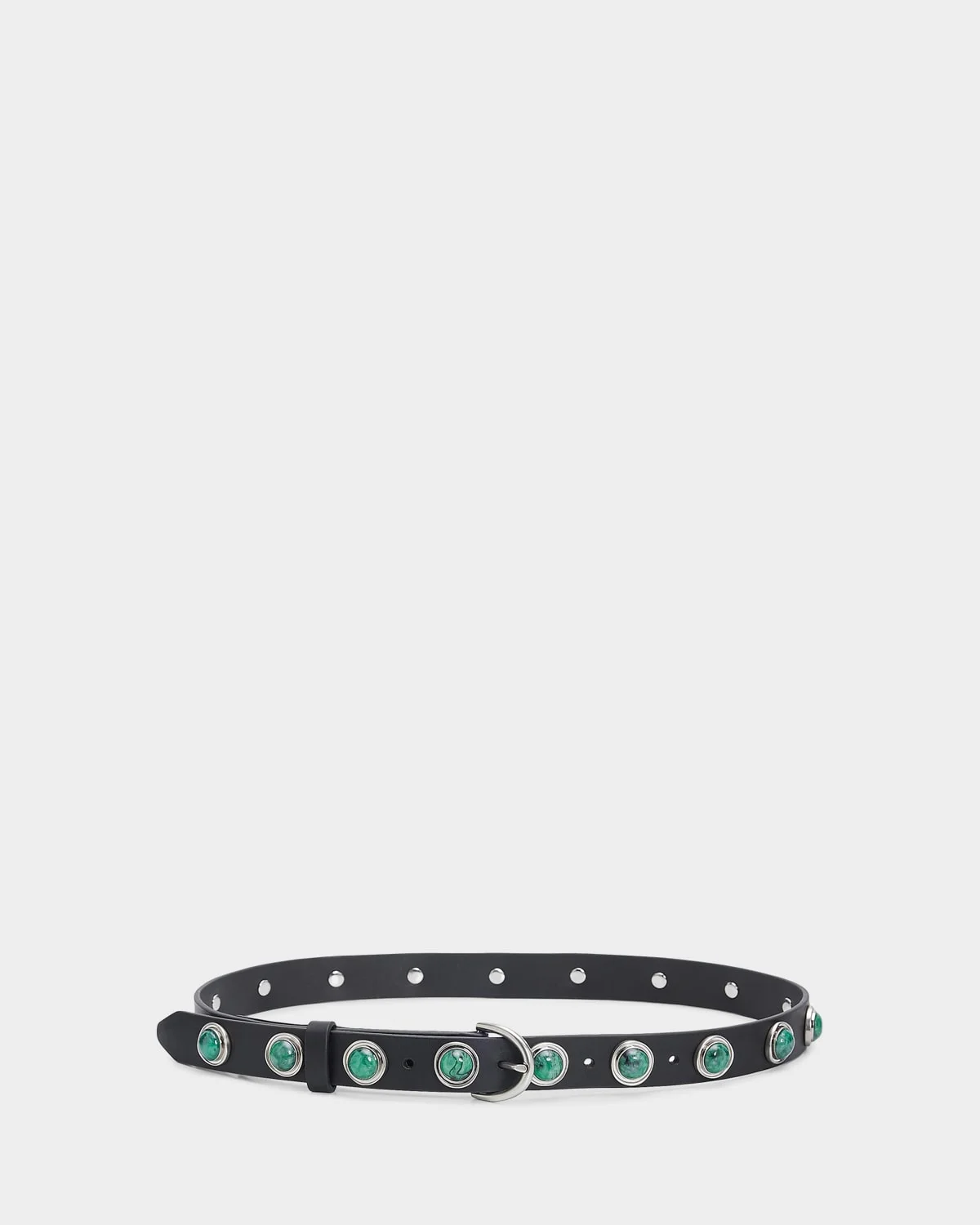 Celia Stud Leather Belt - 1