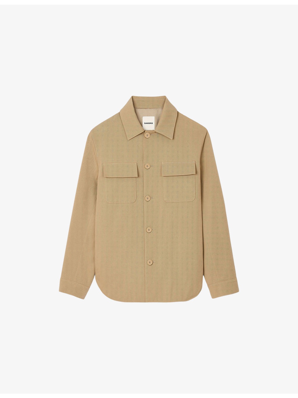 Relaxed-Fit Chest-Pocket Cotton Overshirt - 1