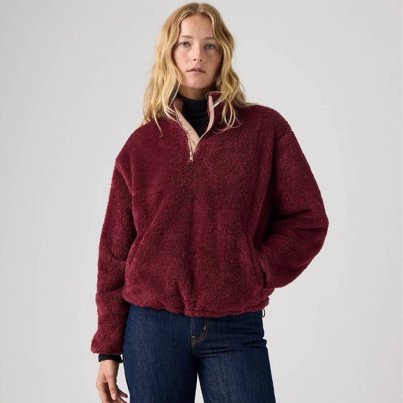 GEMMA SHERPA QUARTER-ZIP 1