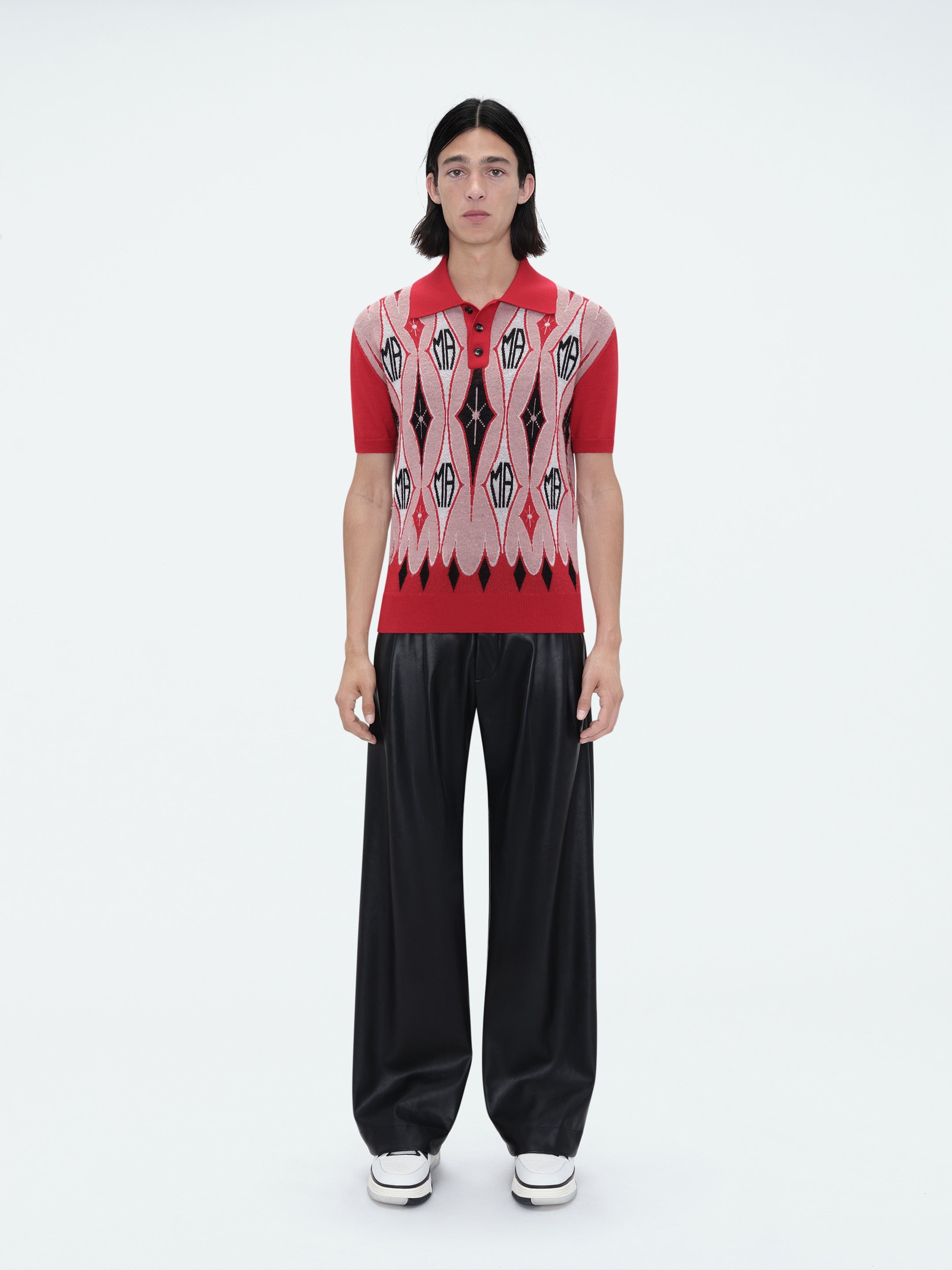 ARGYLE JACQUARD POLO - 2