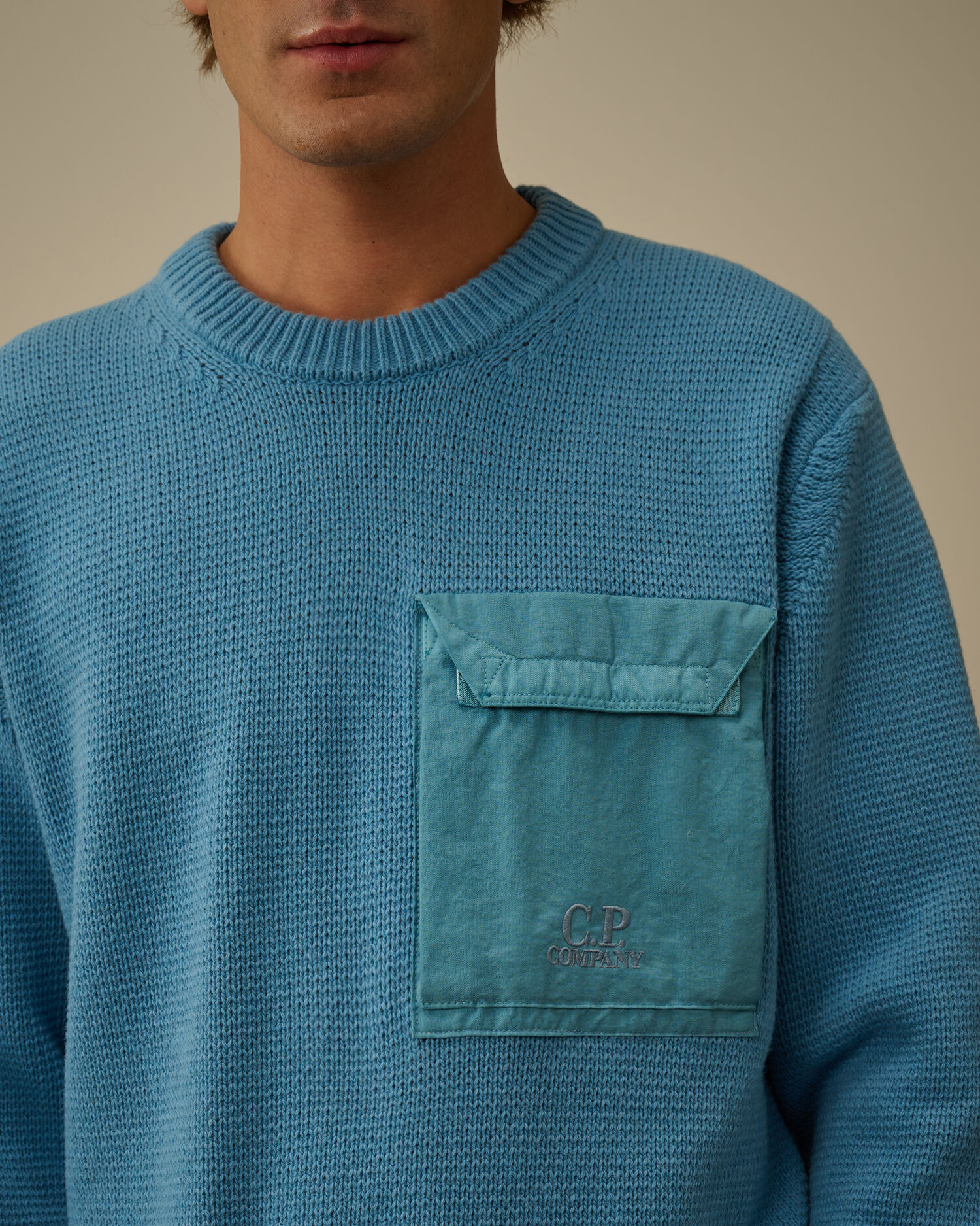 Lambswool Mixed Crewneck Sweater - 5