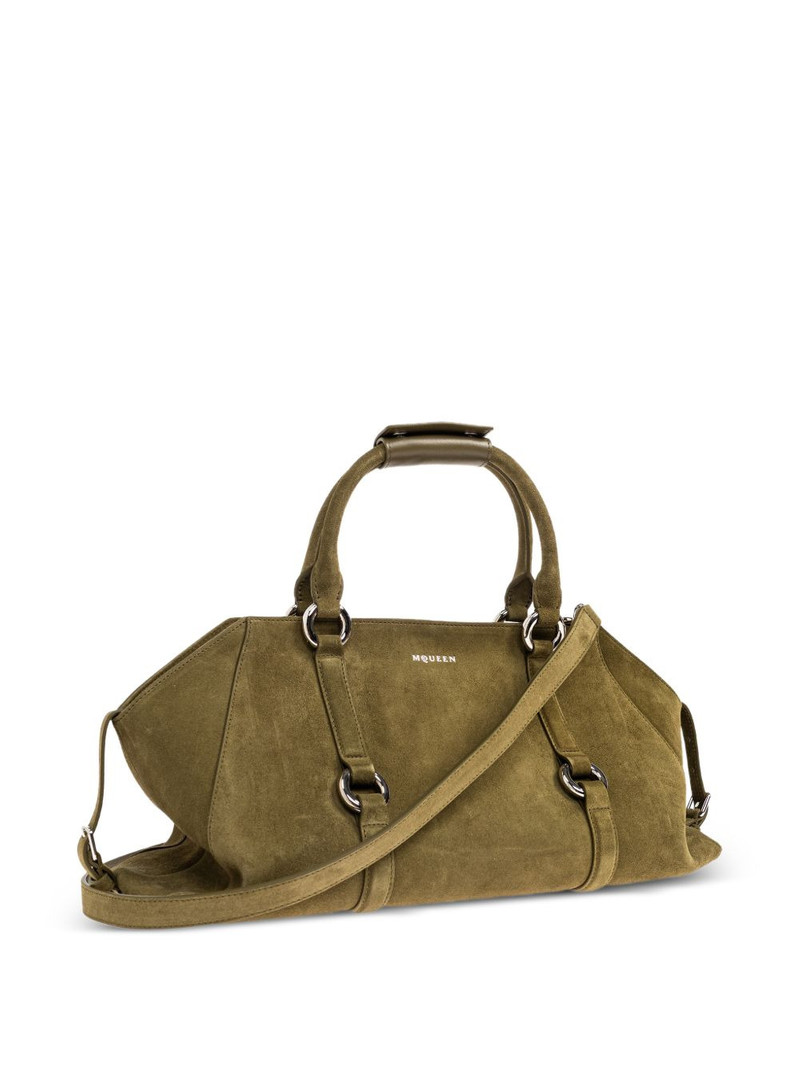 suede ring-detail tote bag 4