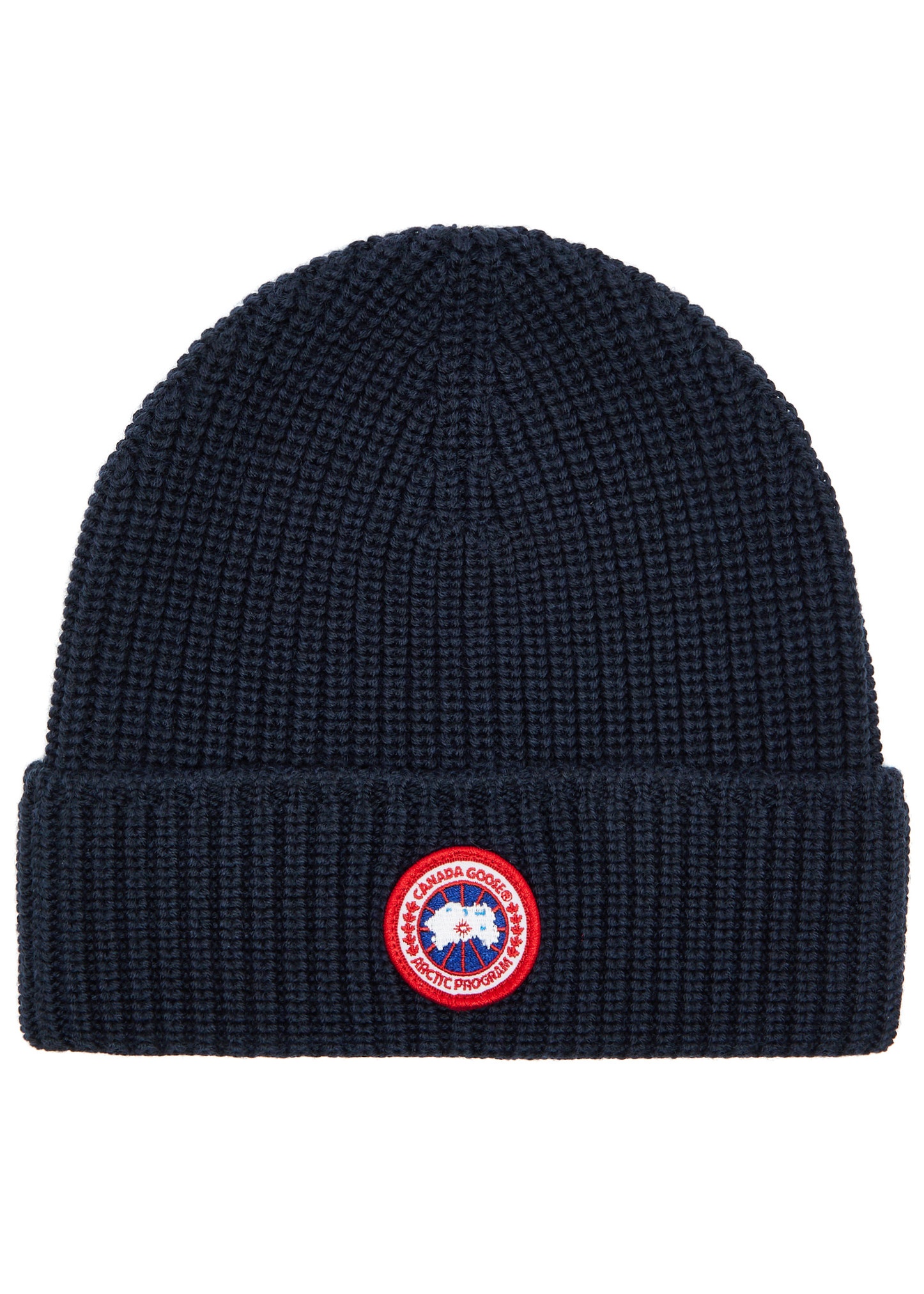 Arctic Disc ribbed wool beanie - 1