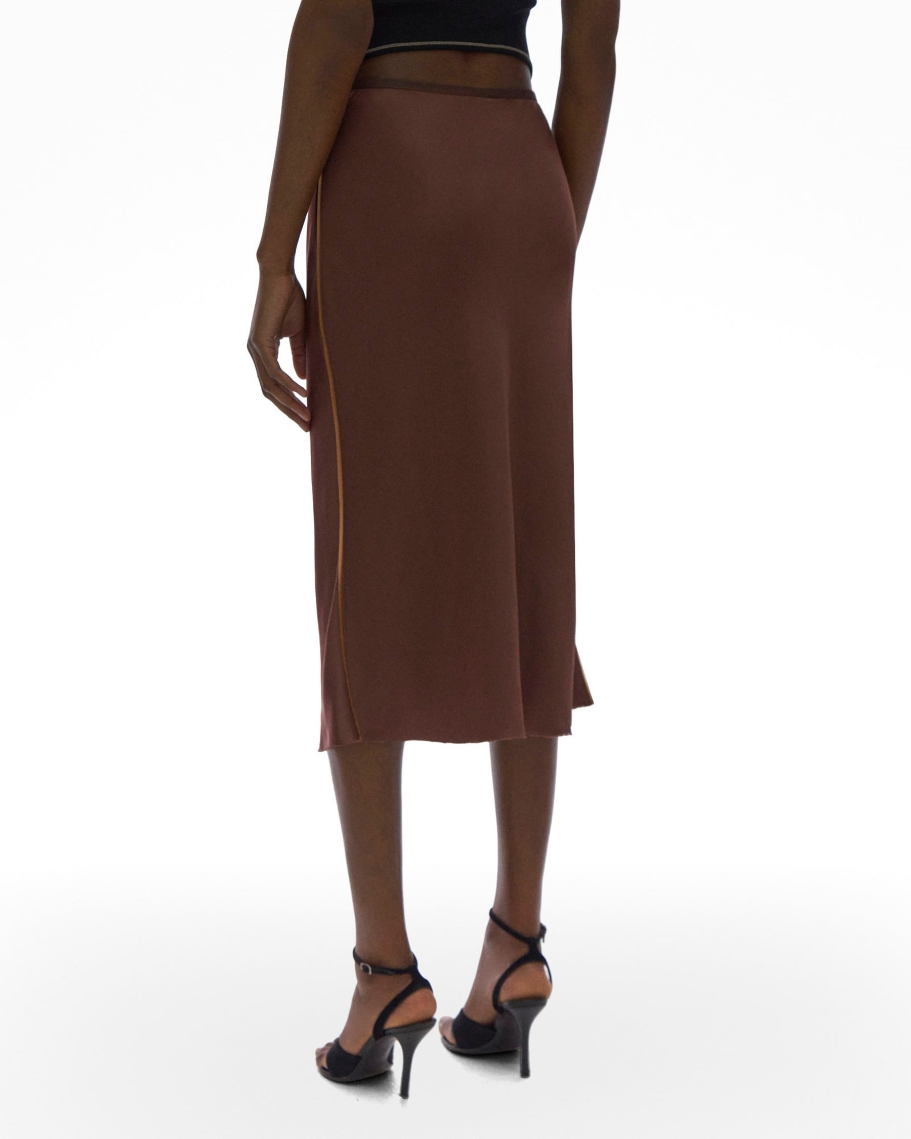 SATIN SLIP SKIRT - 4