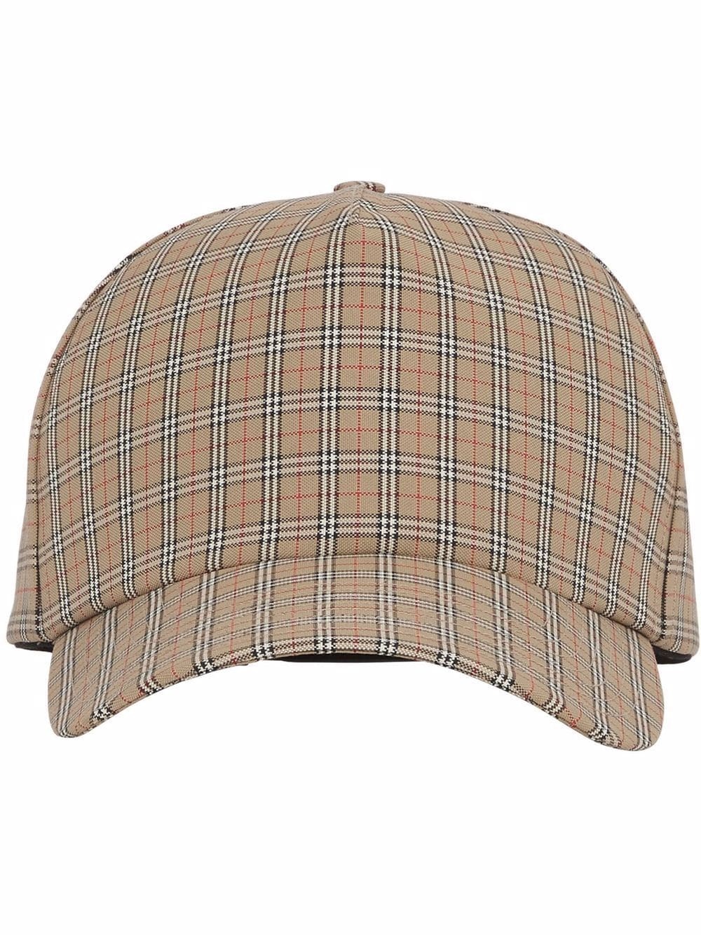 microcheck baseball cap - 1