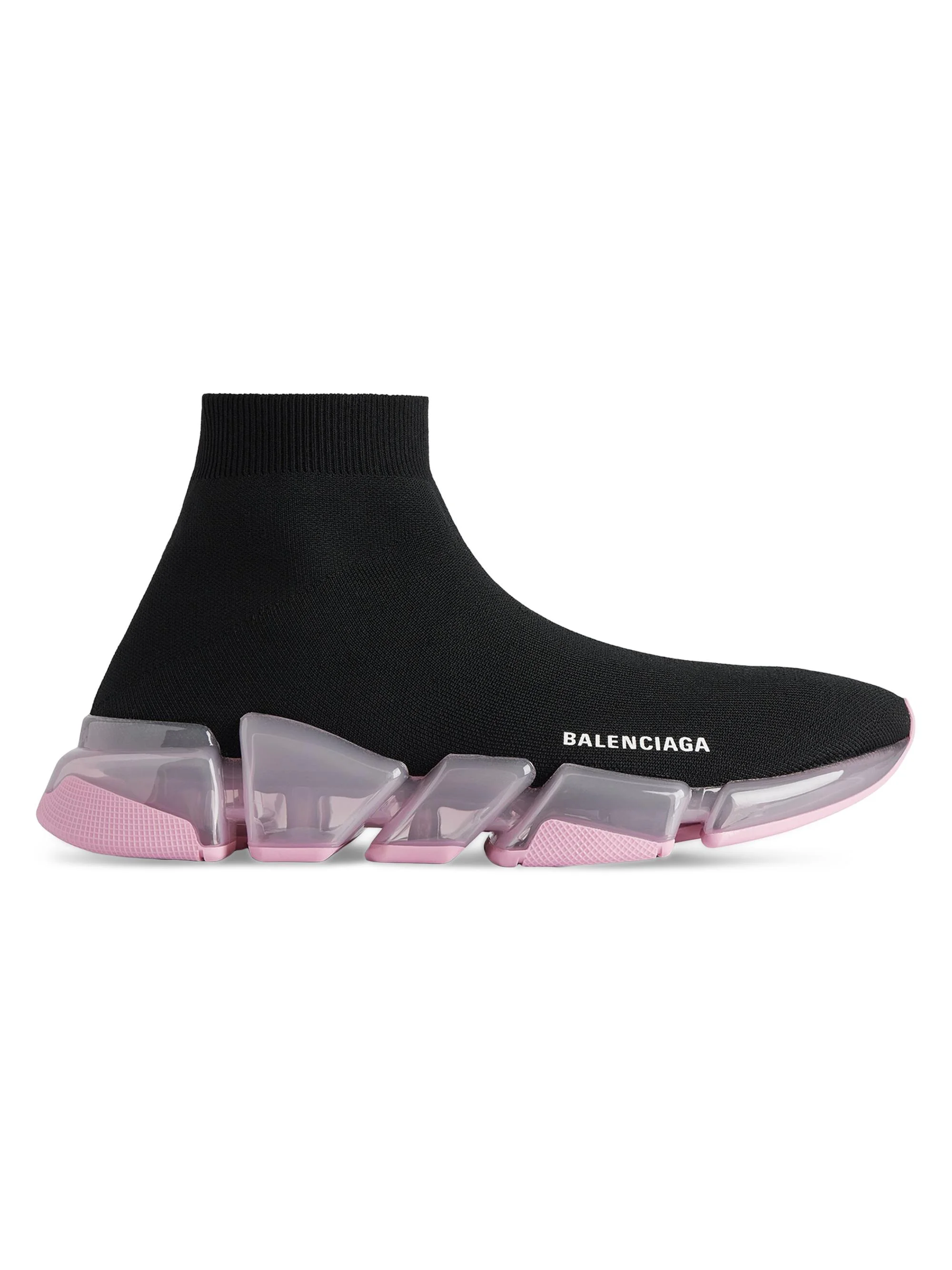 Women's Speed 2.0 Full Clear Sole Recycled Knit Sneakers - Black Rose - 1