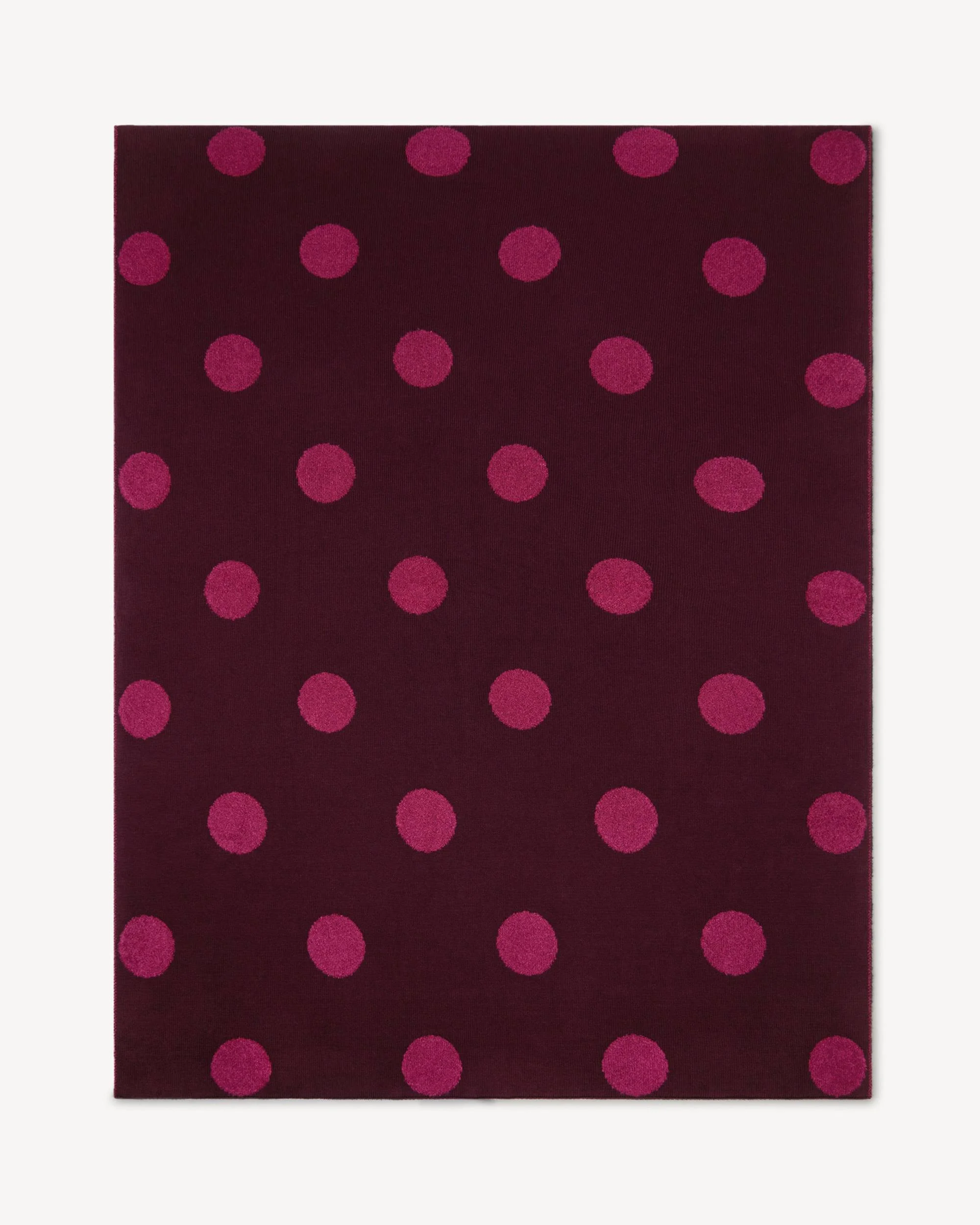 Polka dot jacquard plaid - 1