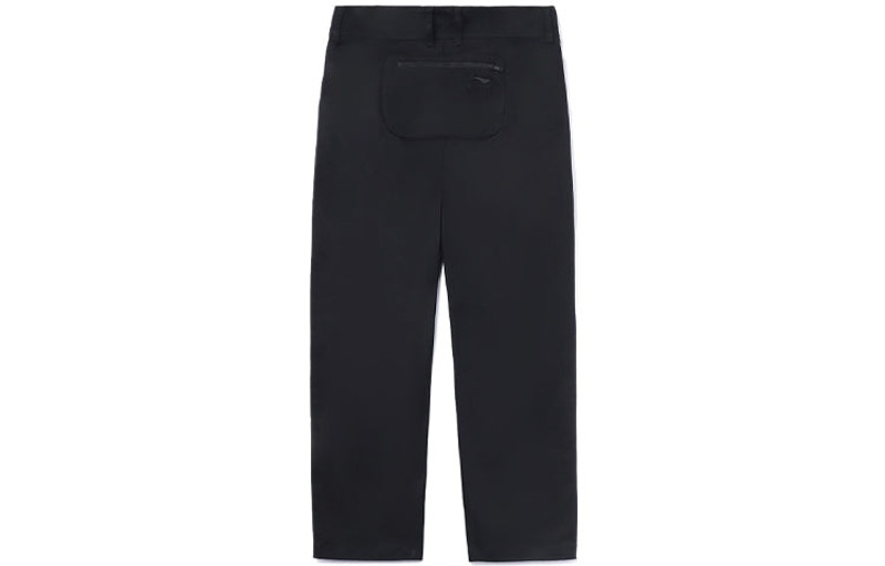 Li-Ning Li-Ning x Xiao Zhan Loose Fit Sport Pants 'Black' AKXR429-2 outlook