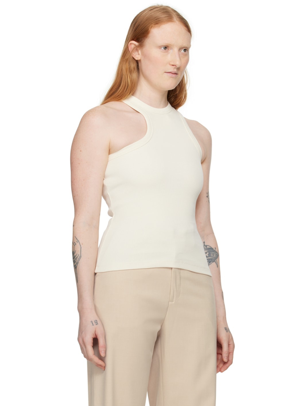 Yellow Scoop Tank Top - 3