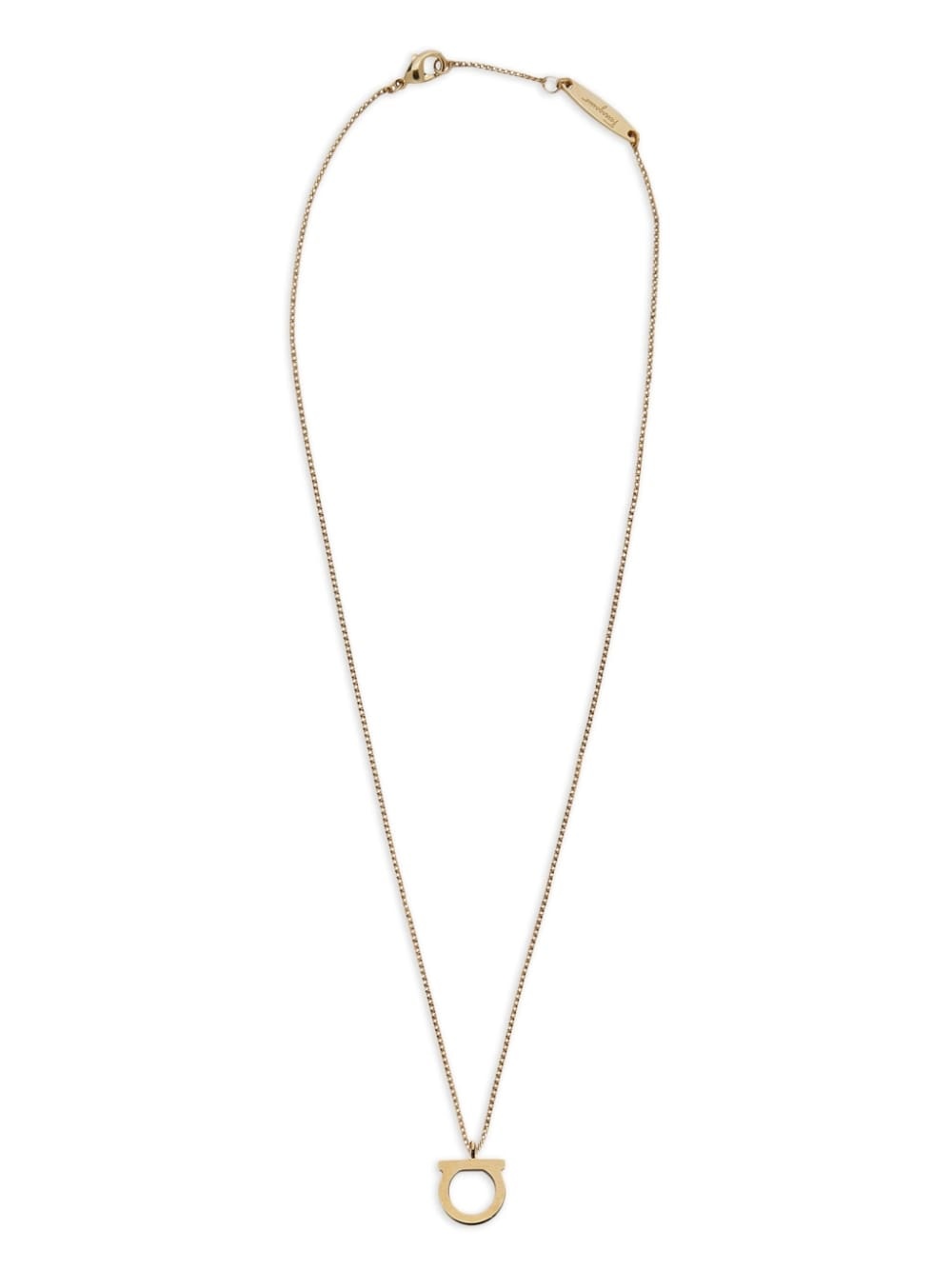 large Gancini pendant necklace - 1