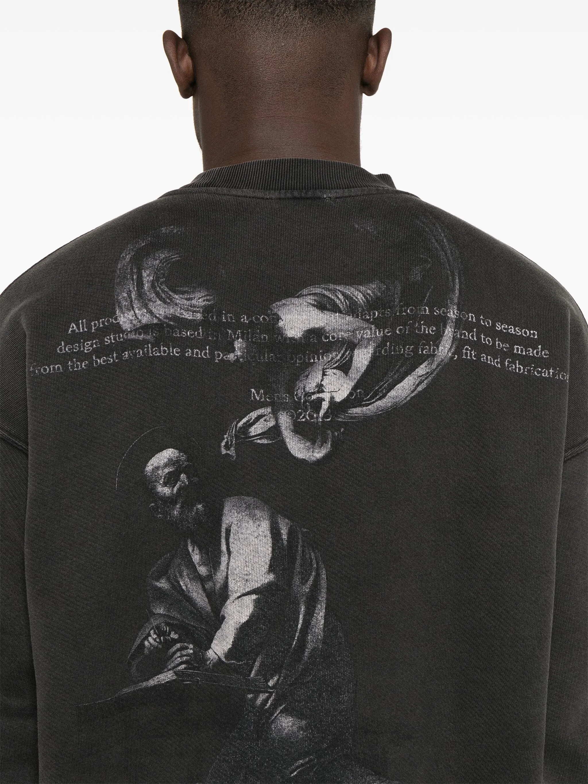 OFF WHITE - Men Bw S.Matthew Skate Crewneck Sweatshirt - 4