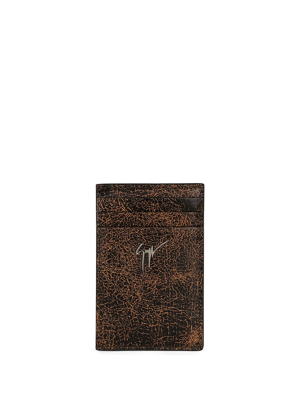 Albert cracked-effect cardholder - 1