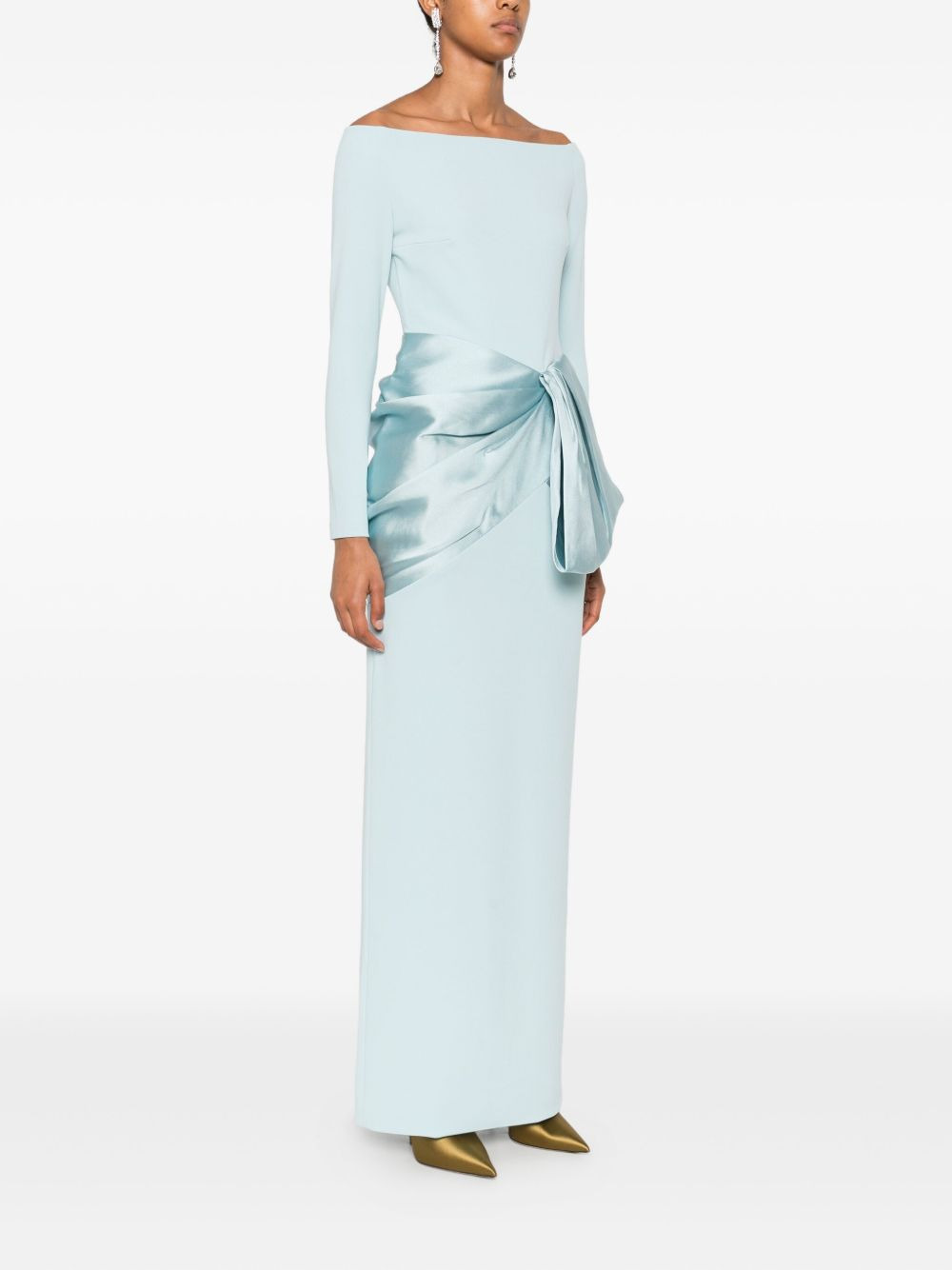 Kori bow-detail maxi dress - 3