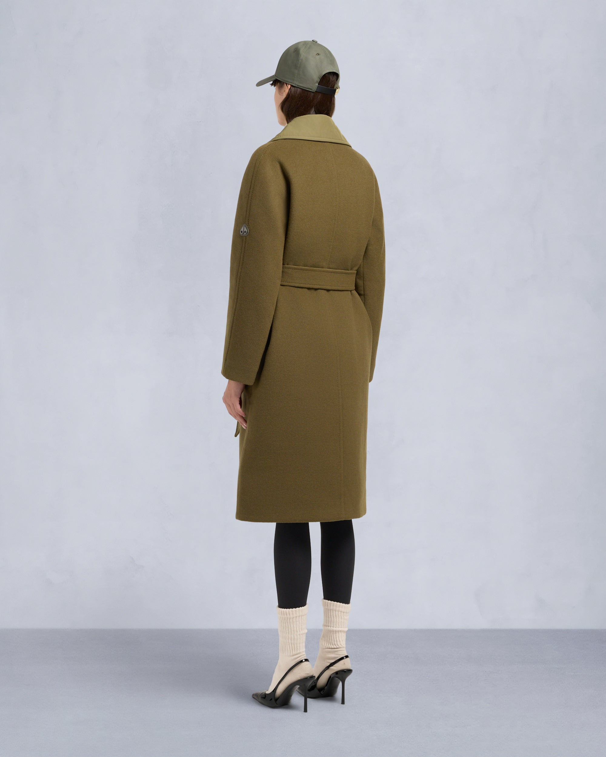 LAFLEUR WOOL LONG WRAP COAT - 6