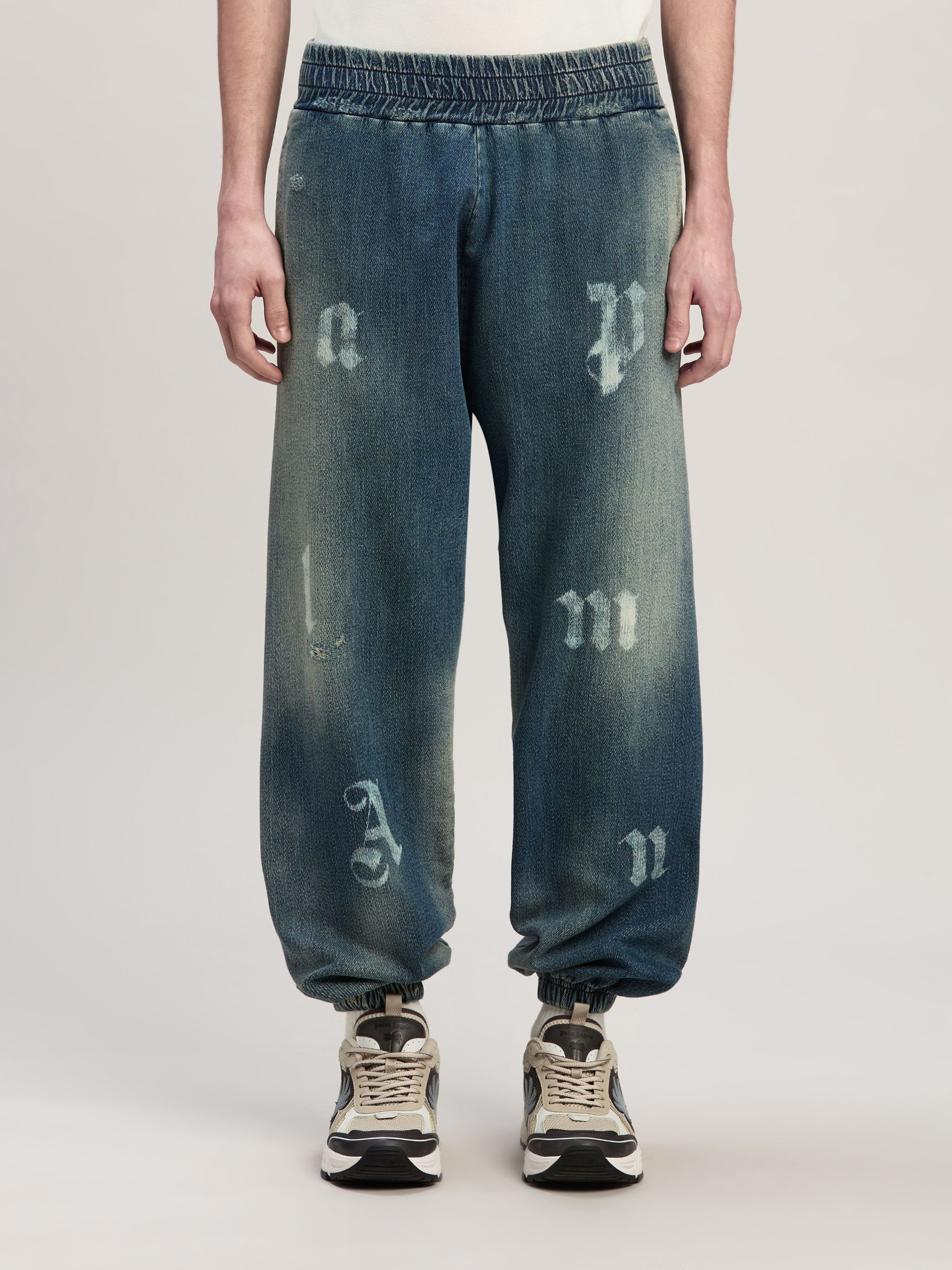 LOGO WASHED SWEATPANTS - 3