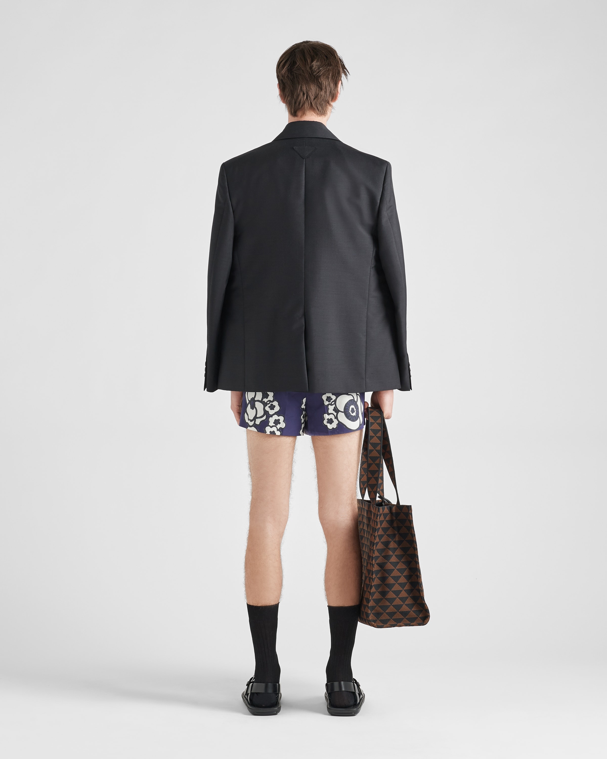 Printed poplin shorts - 5