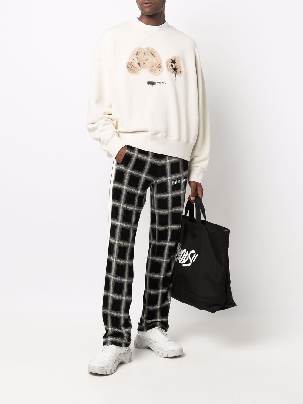 teddy-print sweatshirt - 2